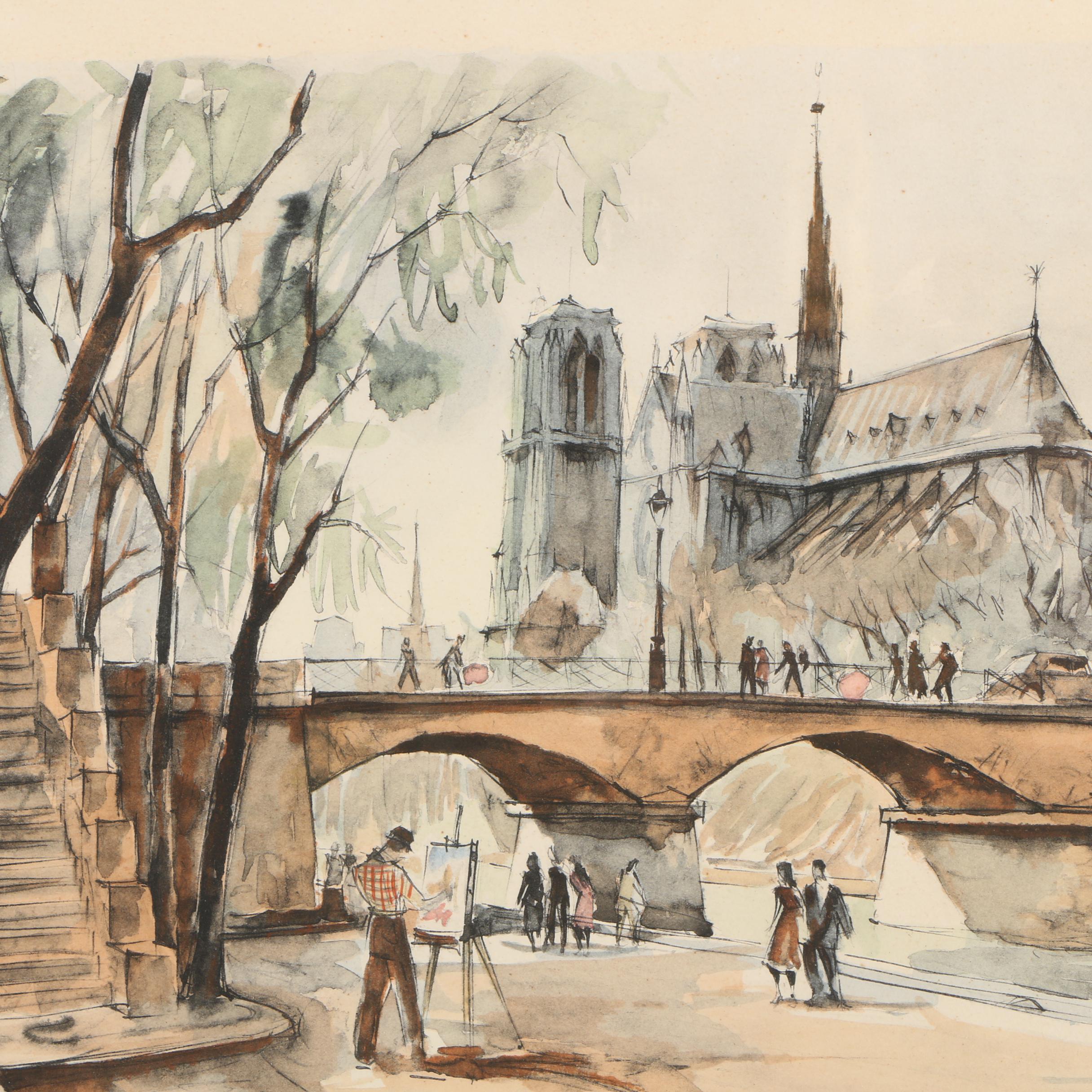 Hand Colored Lithographic Print after Herbelot