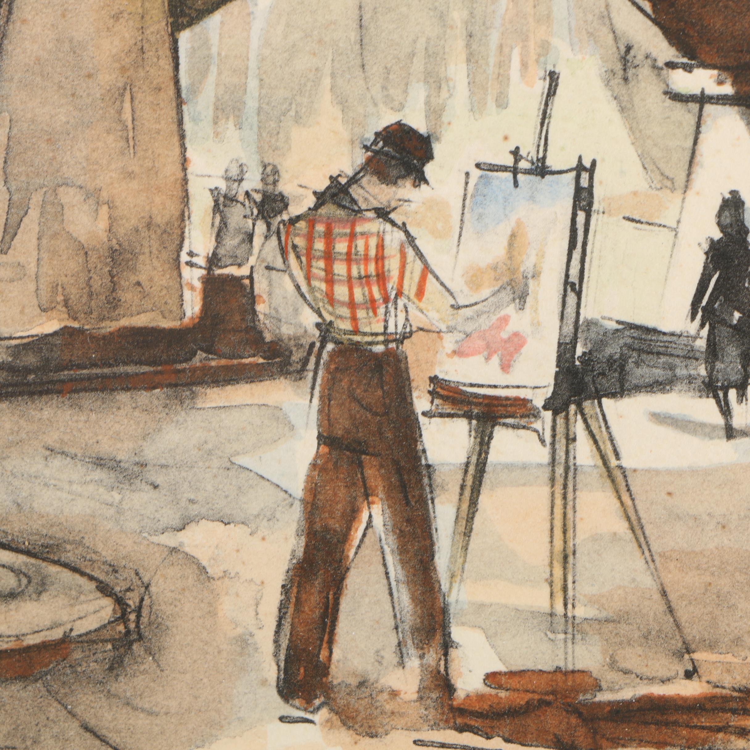 Hand Colored Lithographic Print after Herbelot