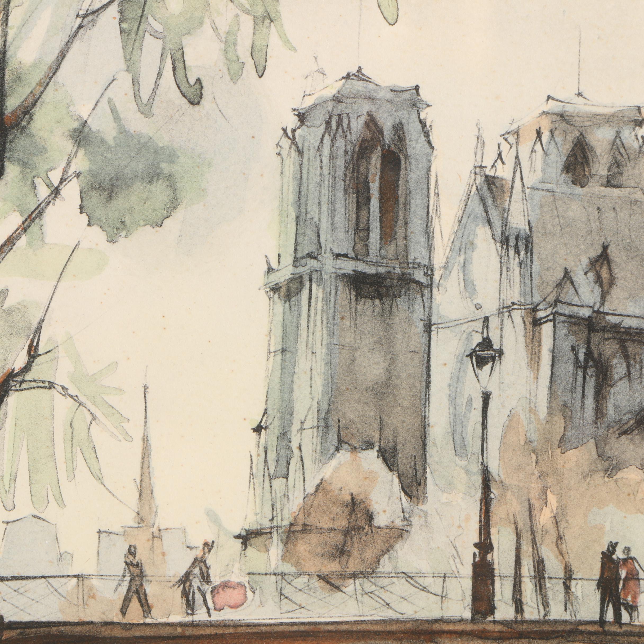 Hand Colored Lithographic Print after Herbelot