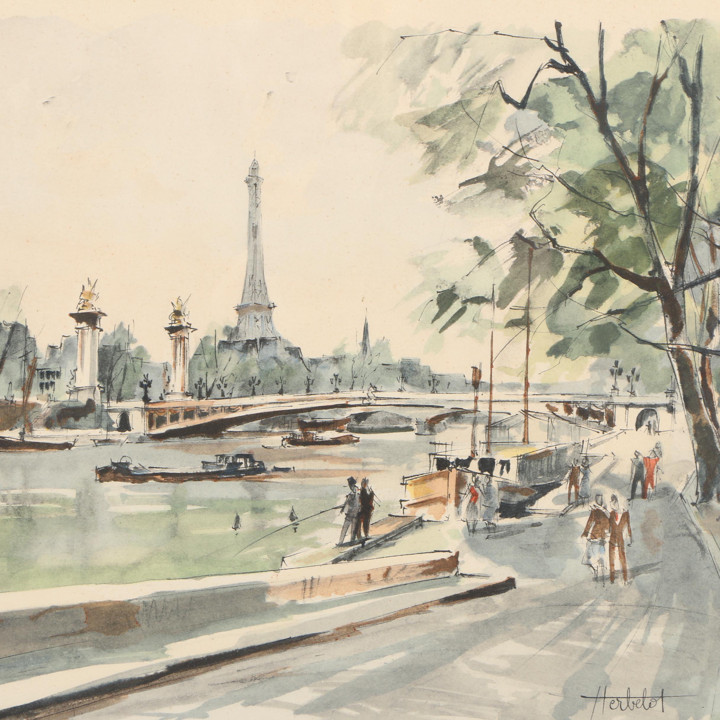 Hand Colored Lithographic Print after Herbelot