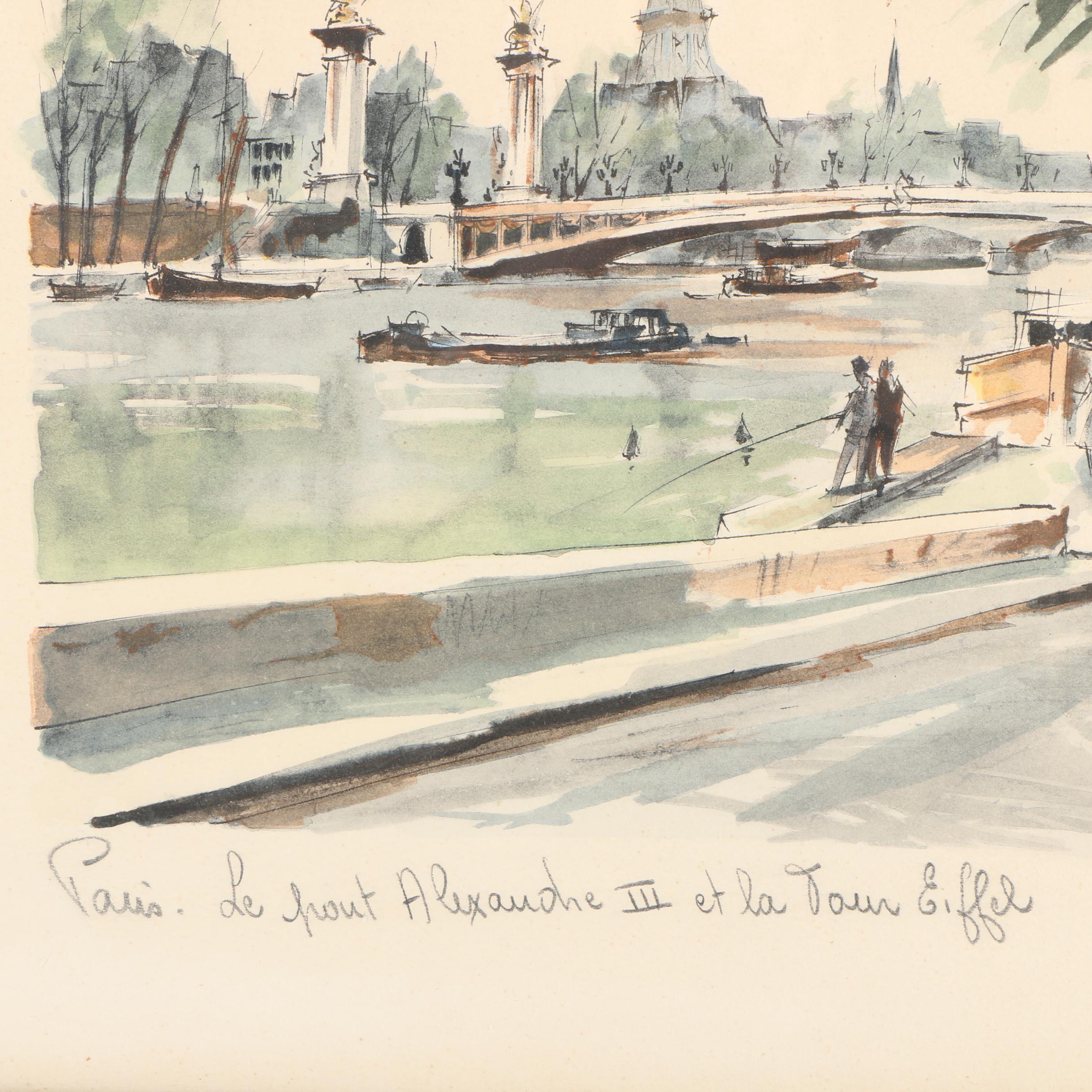 Hand Colored Lithographic Print after Herbelot