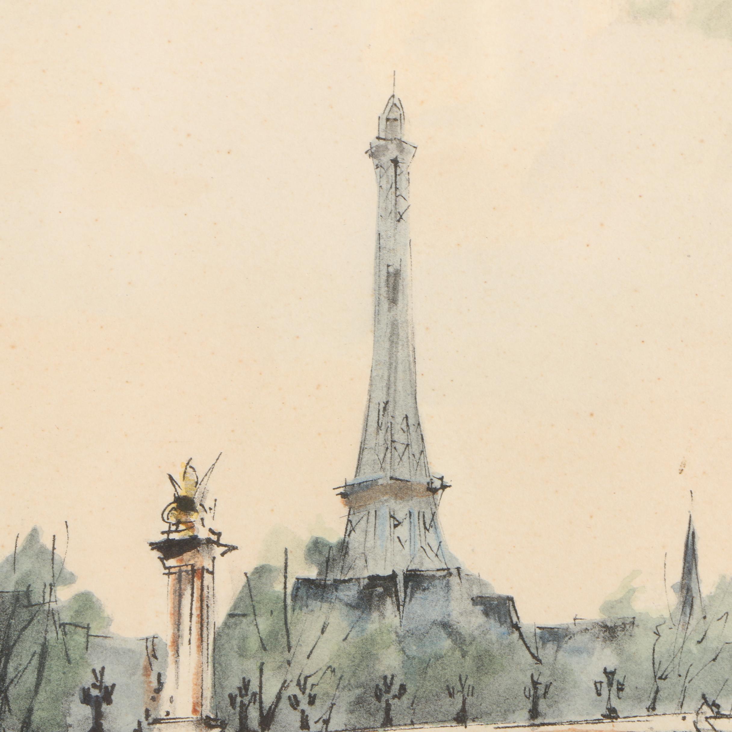 Hand Colored Lithographic Print after Herbelot