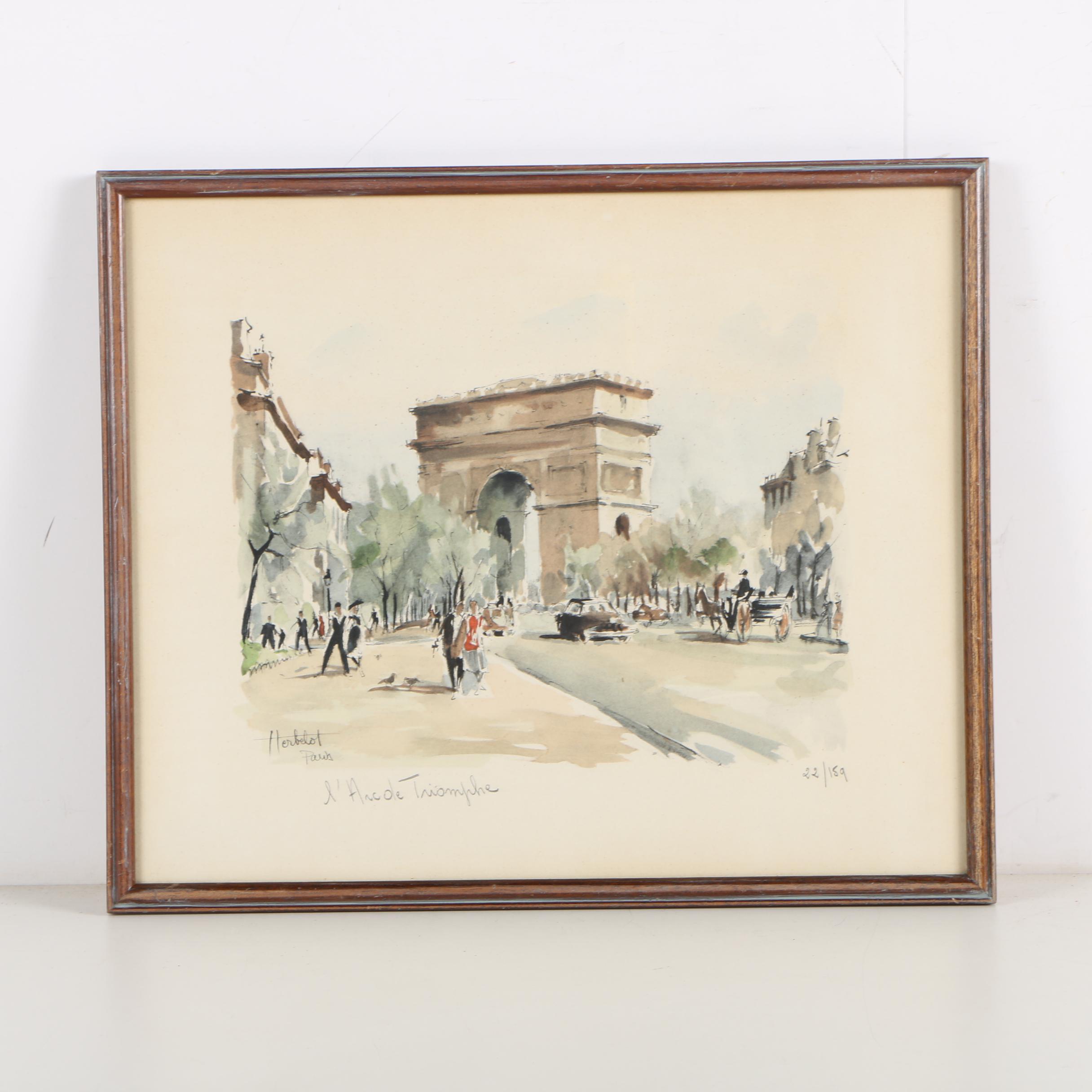 Hand Colored Lithographs After Herbelot