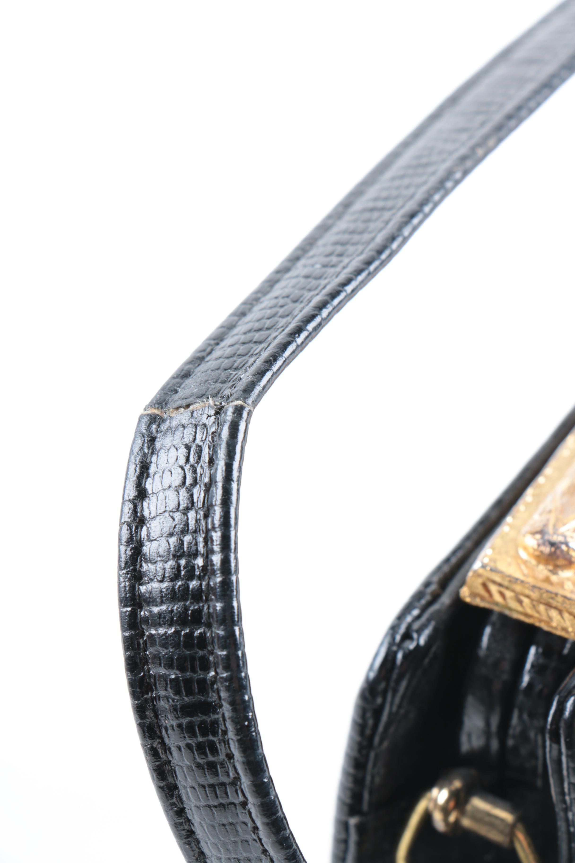 Vintage Handbags Featuring Meyers Red, Black and White Tapestry