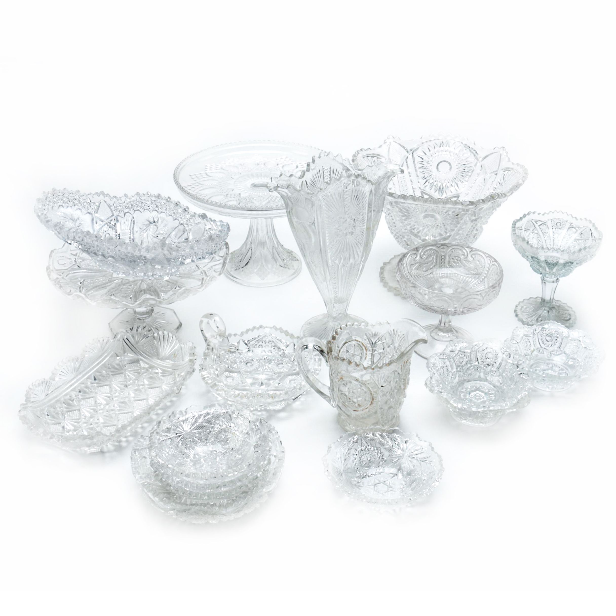 Cut and Pressed Glass Collection