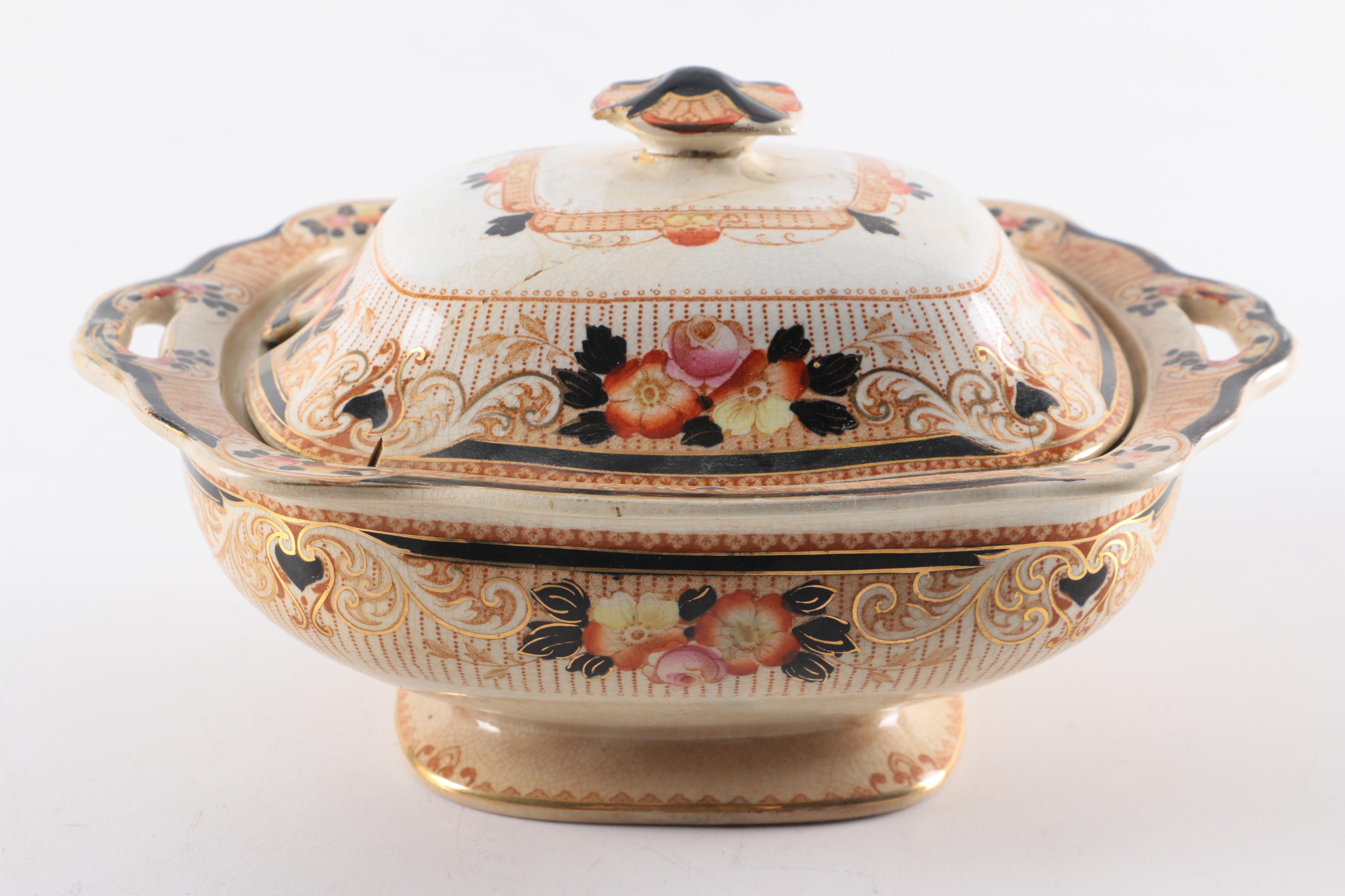 Ford & Sons "Brentford" Ironstone Tureen, C. Late 19th C.