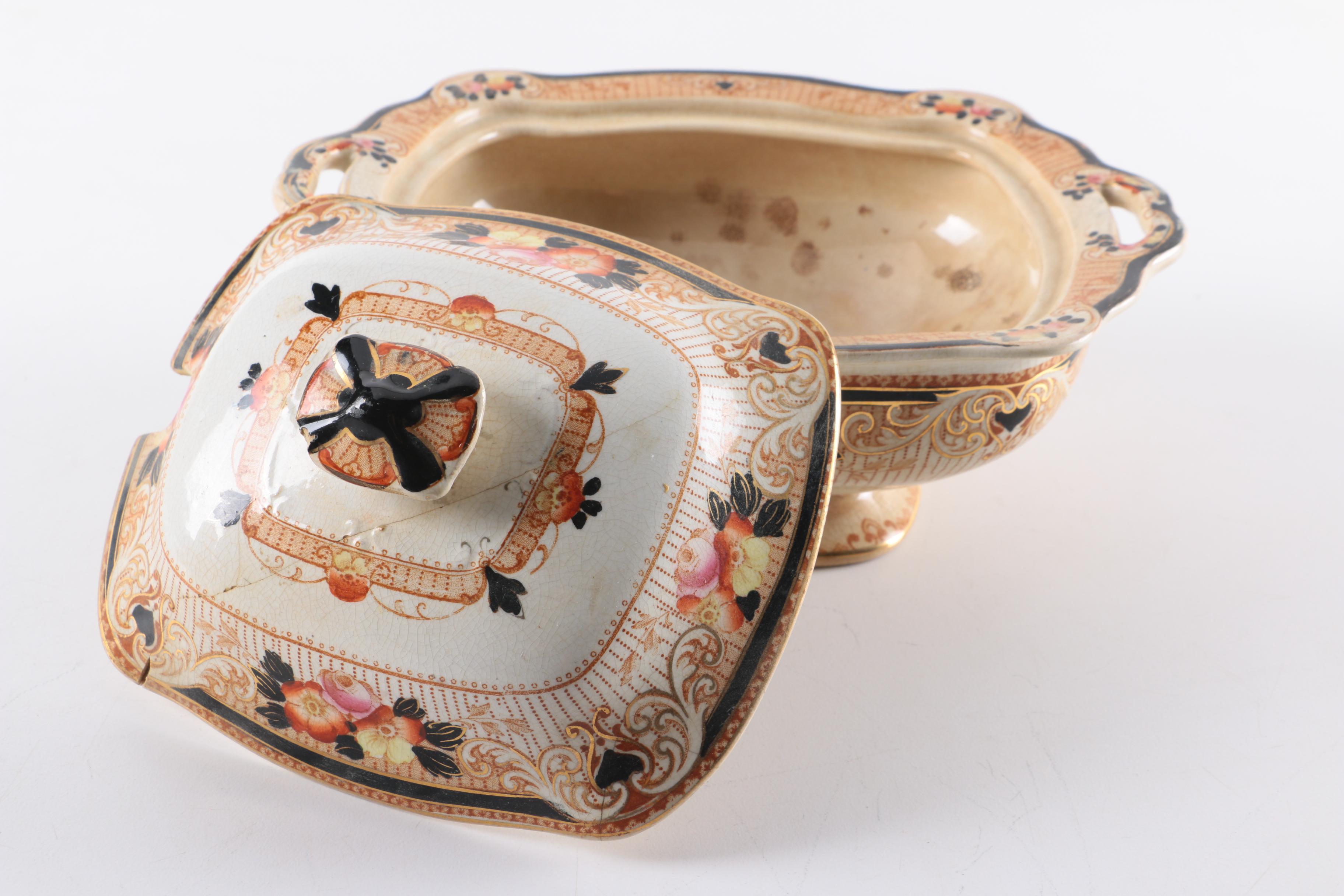 Ford & Sons "Brentford" Ironstone Tureen, C. Late 19th C.