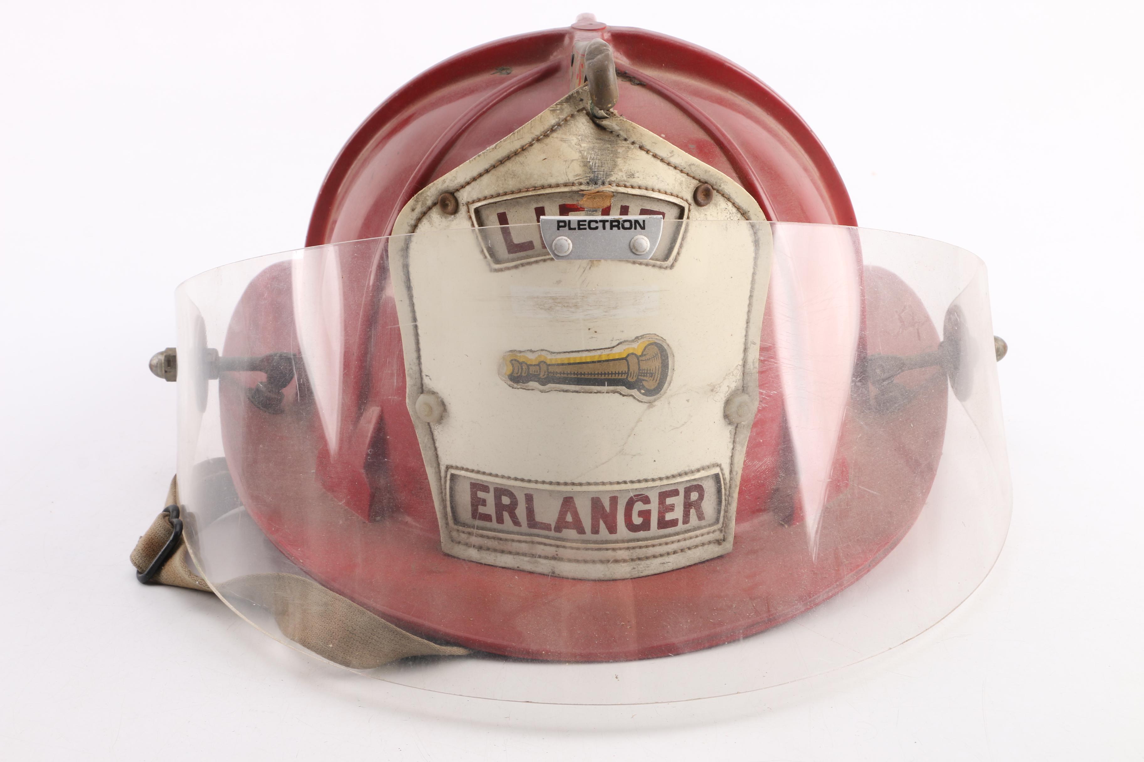 Vintage Fireman's Lieutenant Helmet