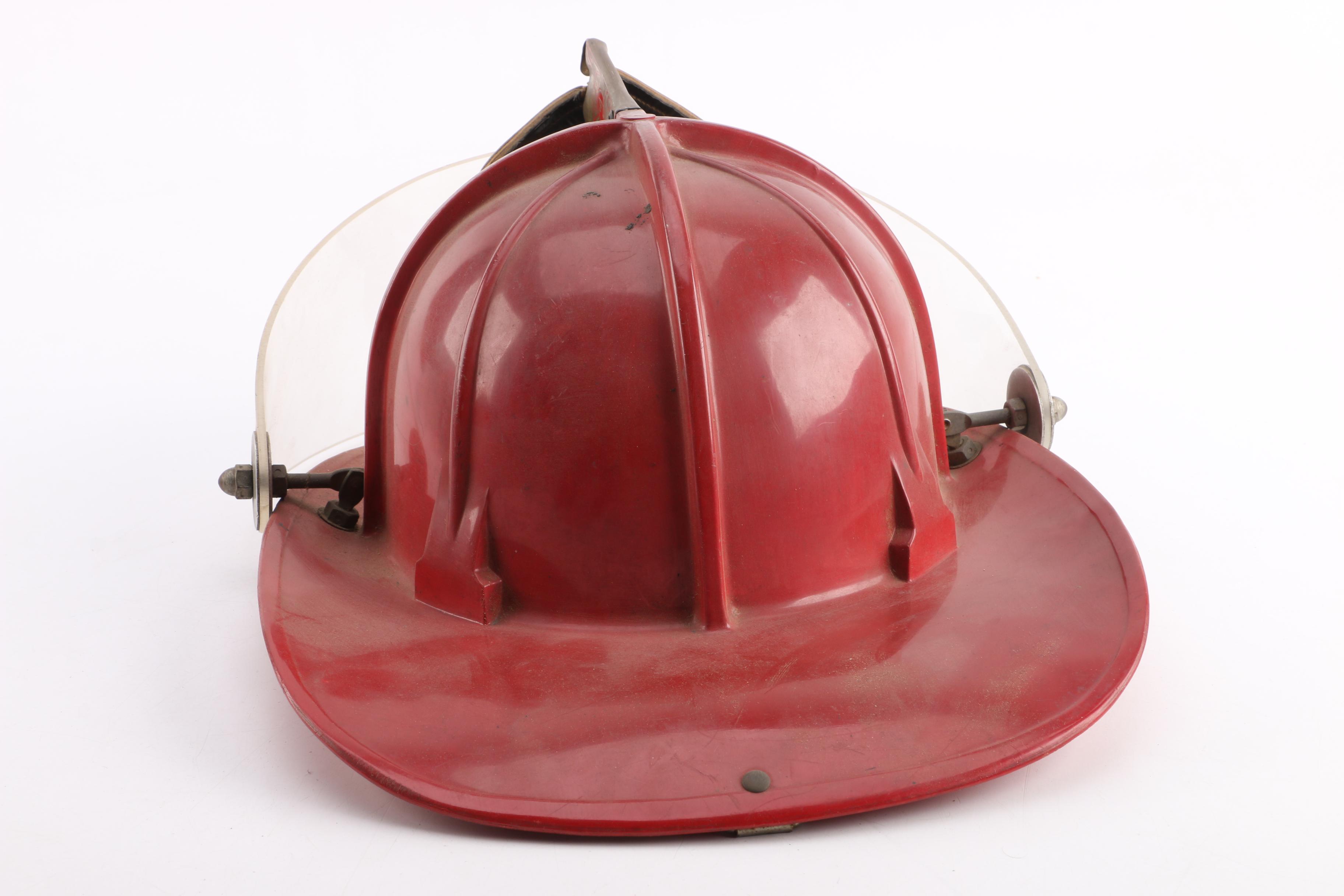 Vintage Fireman's Lieutenant Helmet