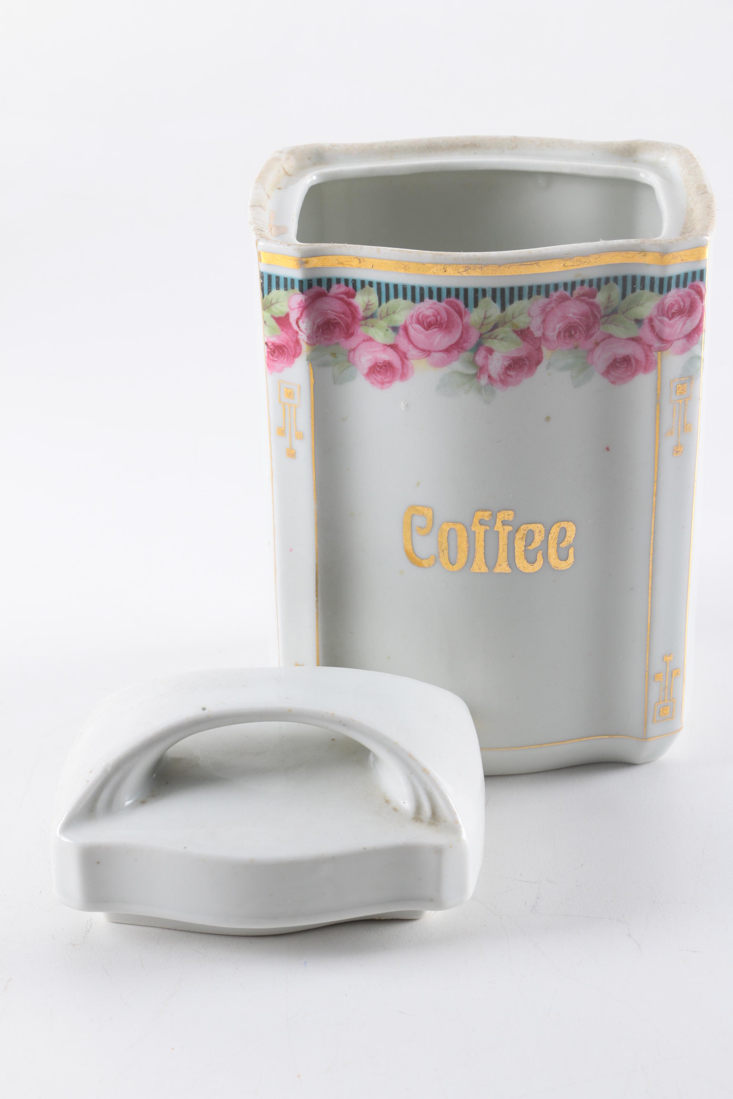 Vintage Porcelain Containers