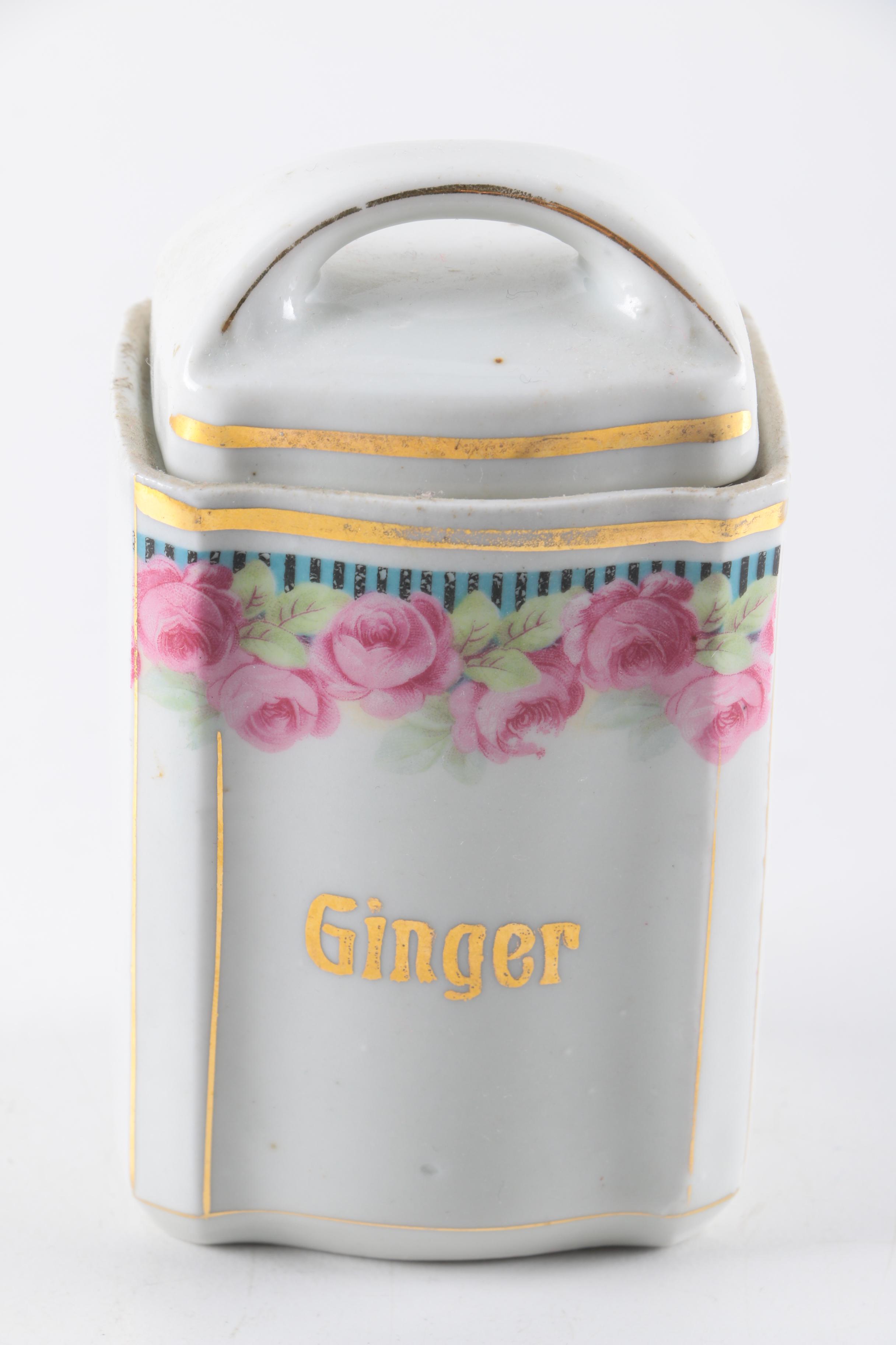 Vintage Porcelain Containers