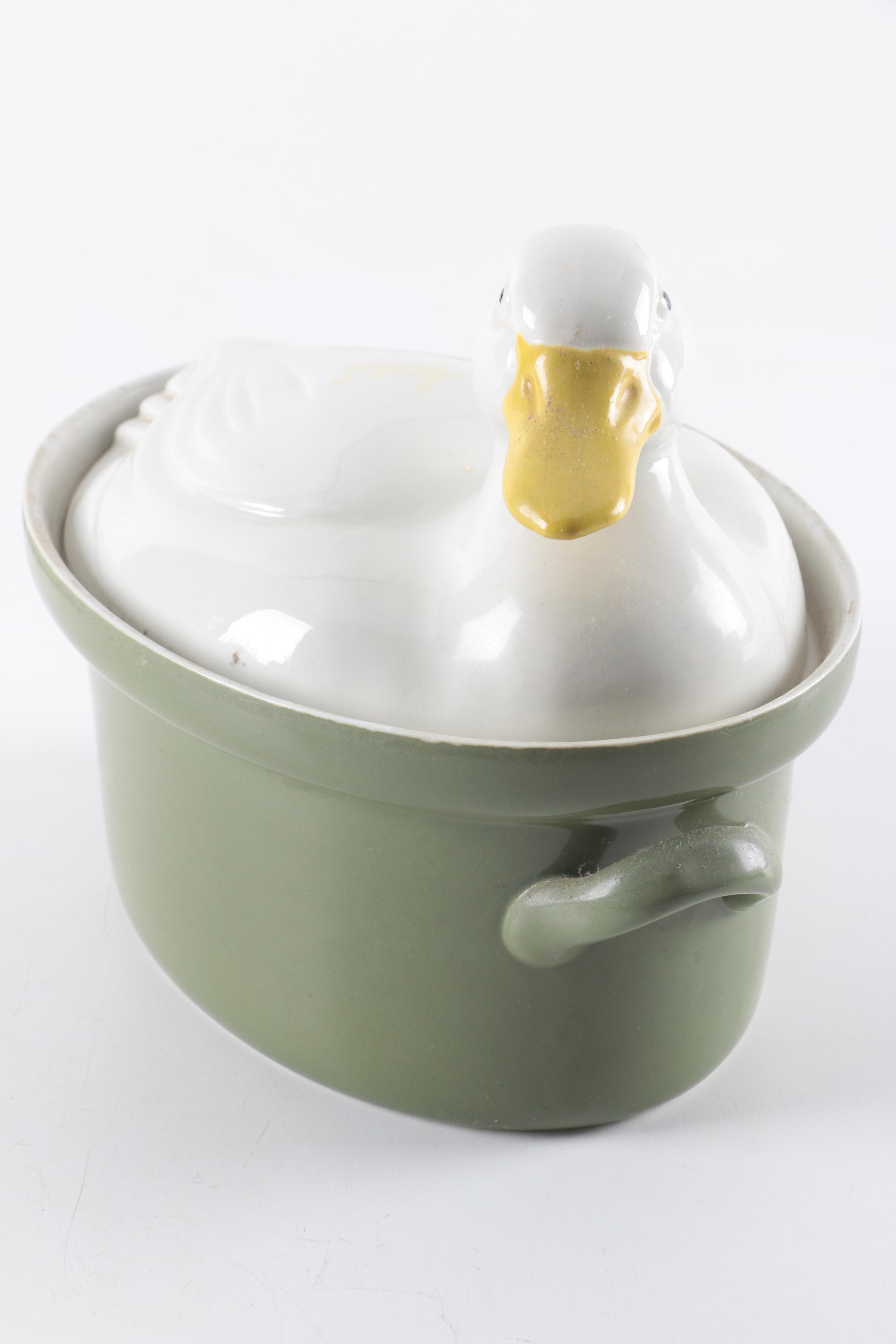 Hall "Carbone" Duck Casserole Dishes