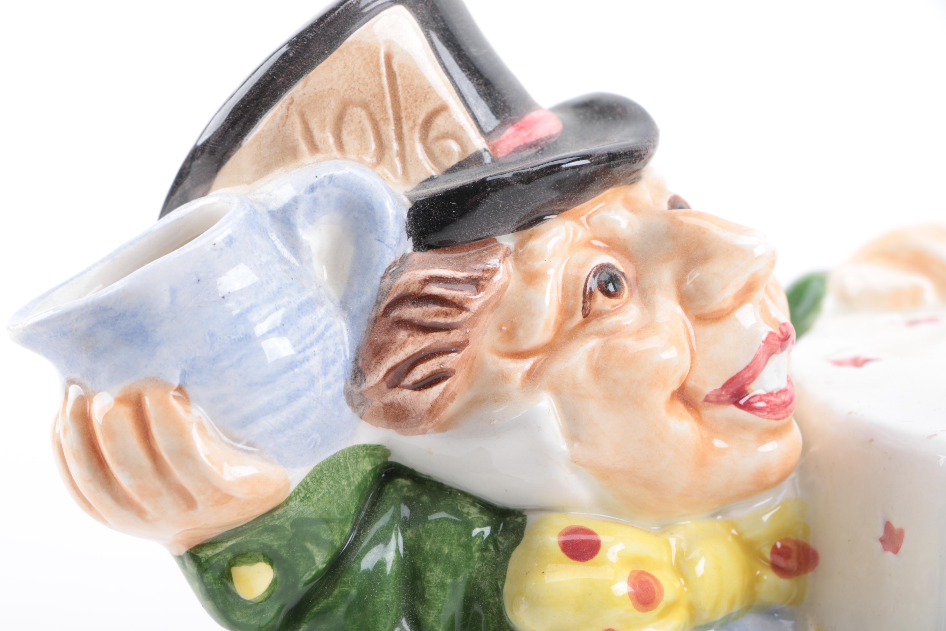 Vintage Ceramic Teapots Featuring Fitz and Floyd