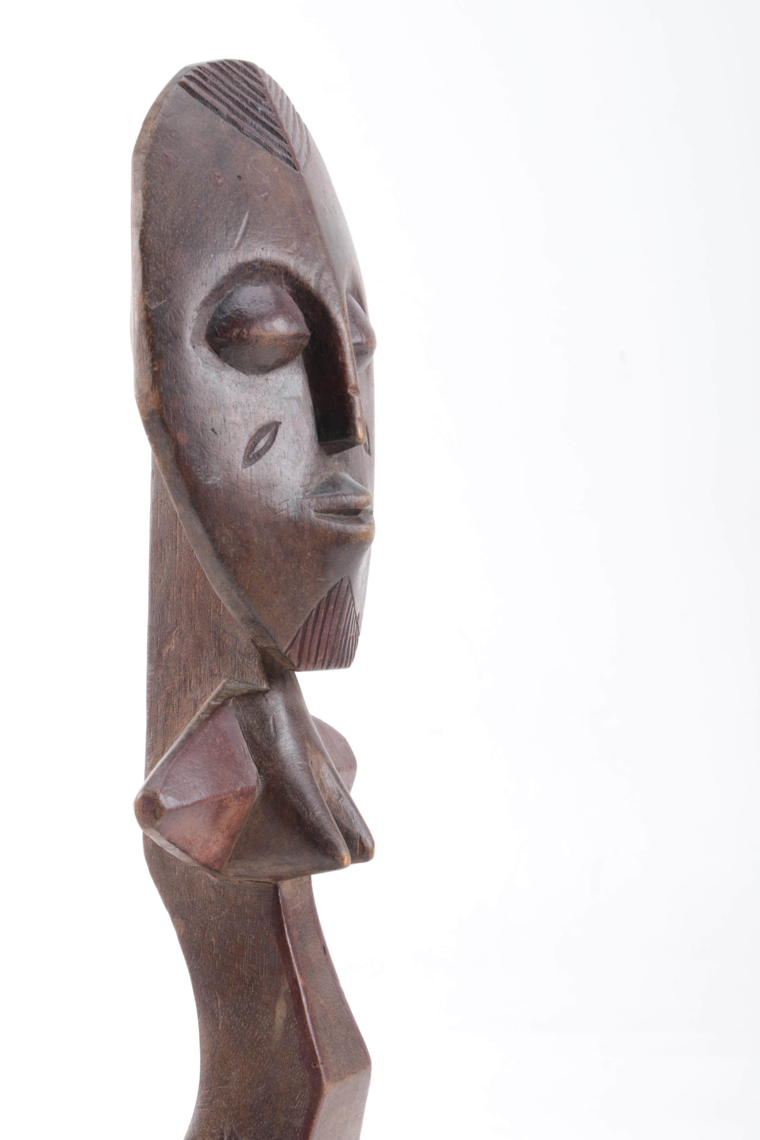 Ashanti Style Carved Wood Fertility Figure