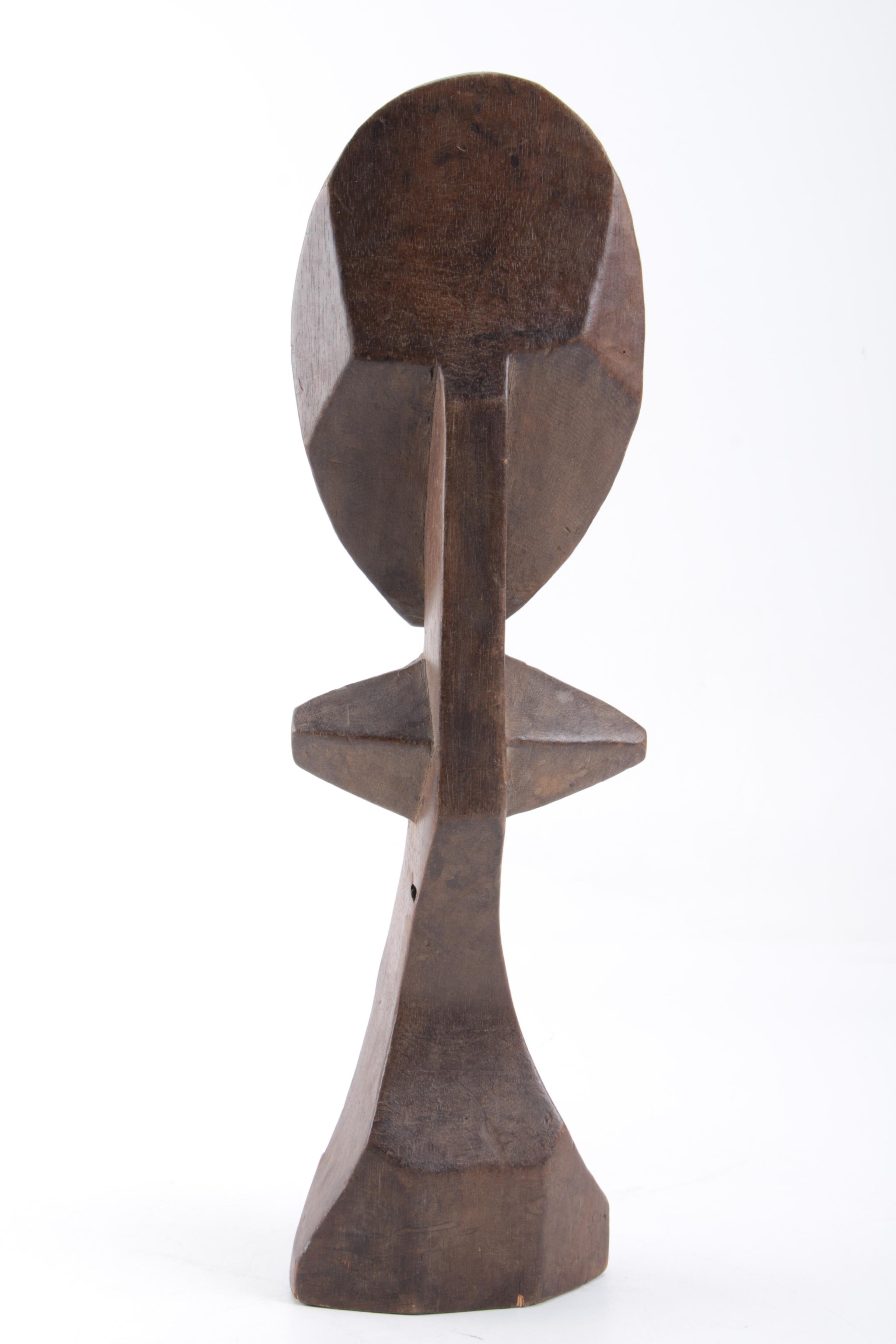 Ashanti Style Carved Wood Fertility Figure