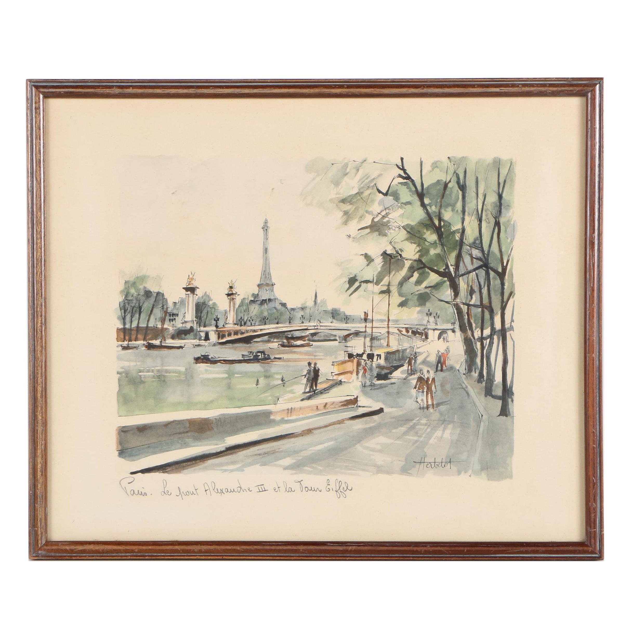 Hand Colored Lithographic Print after Herbelot