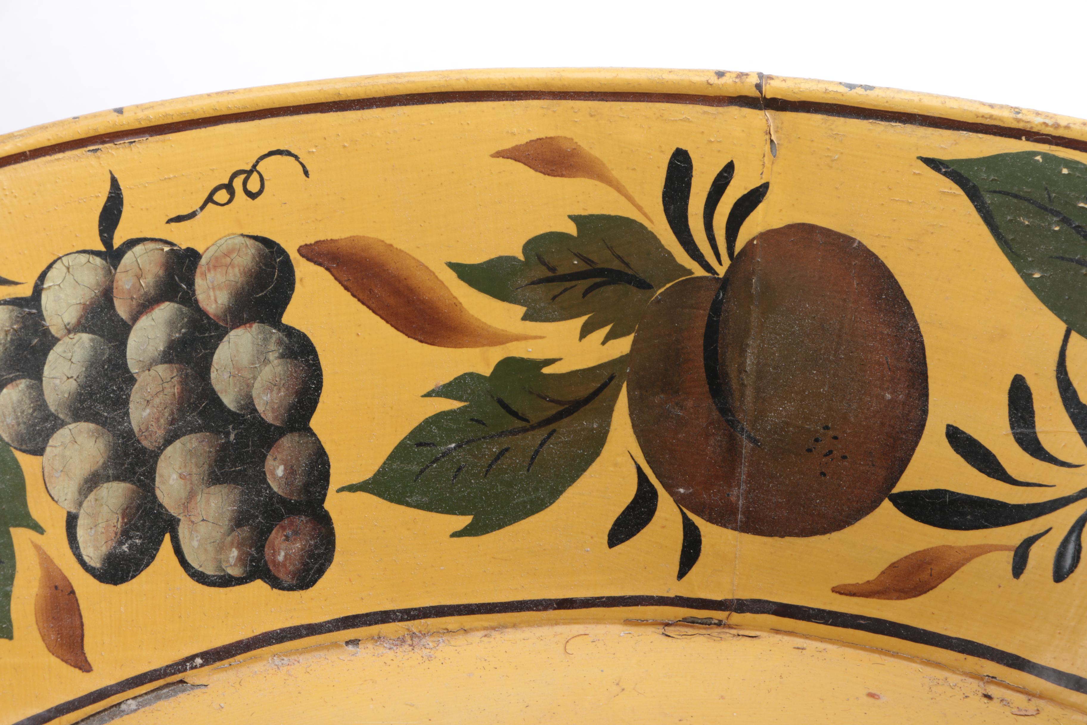 Vintage Hand Painted Tole Bowls