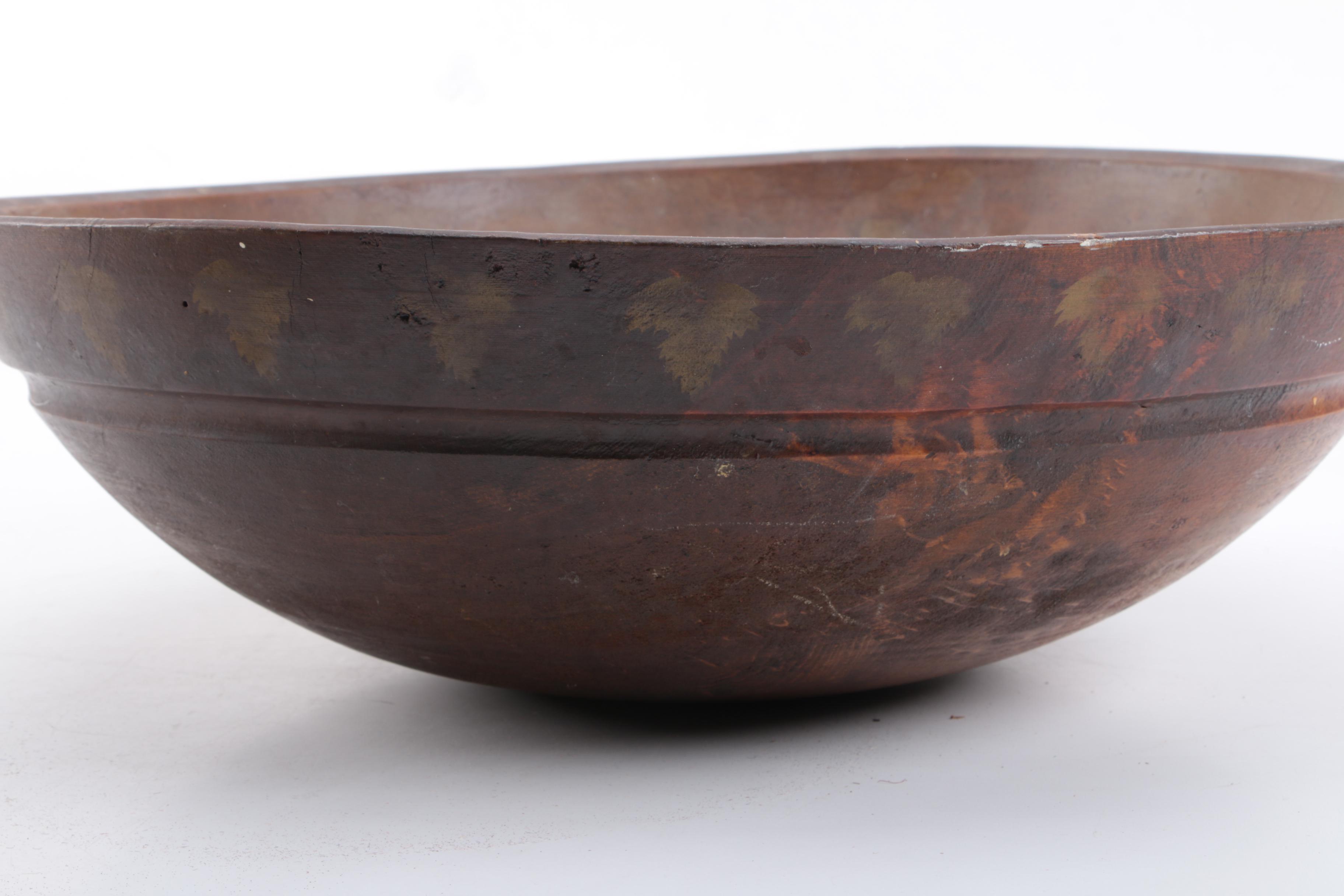 Vintage Hand Painted Tole Bowls