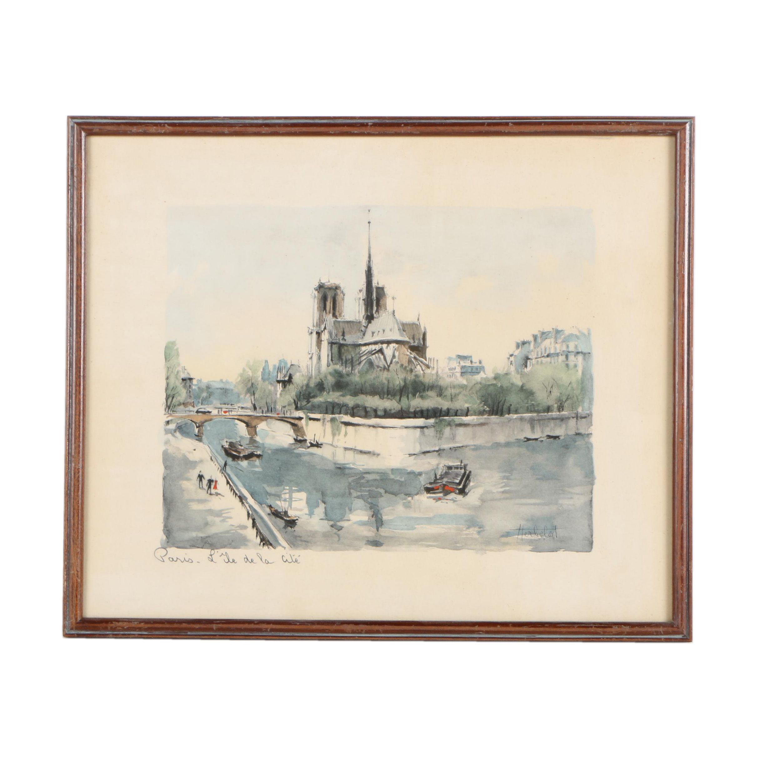 Color Lithographic Print after Herbelot