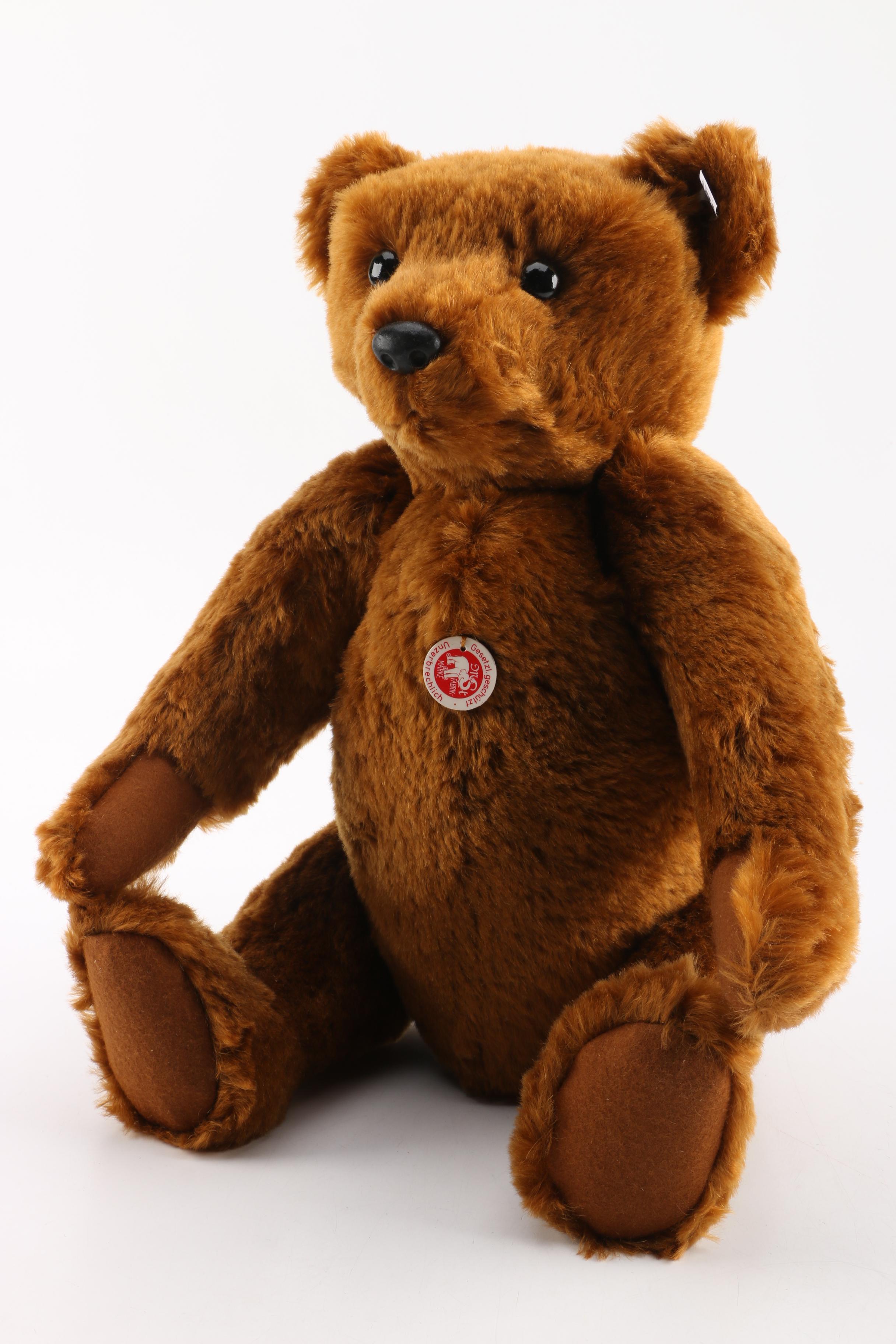 2002 Steiff 100th Anniversary Plush Teddy Bear