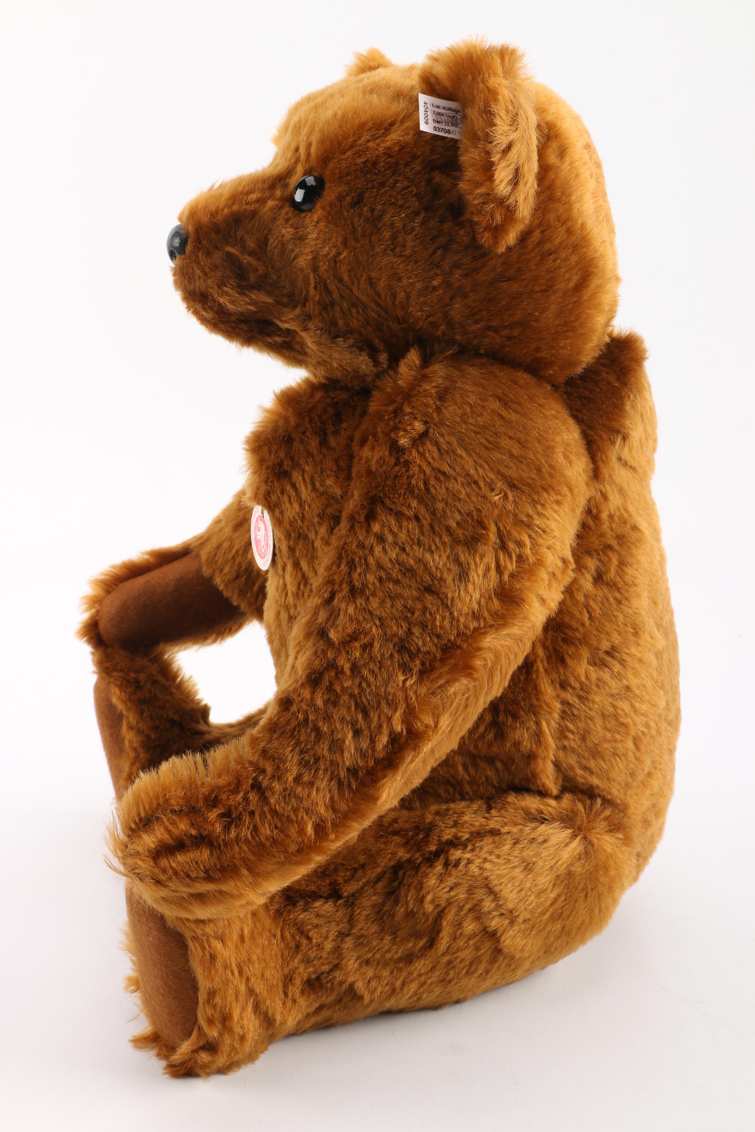2002 Steiff 100th Anniversary Plush Teddy Bear
