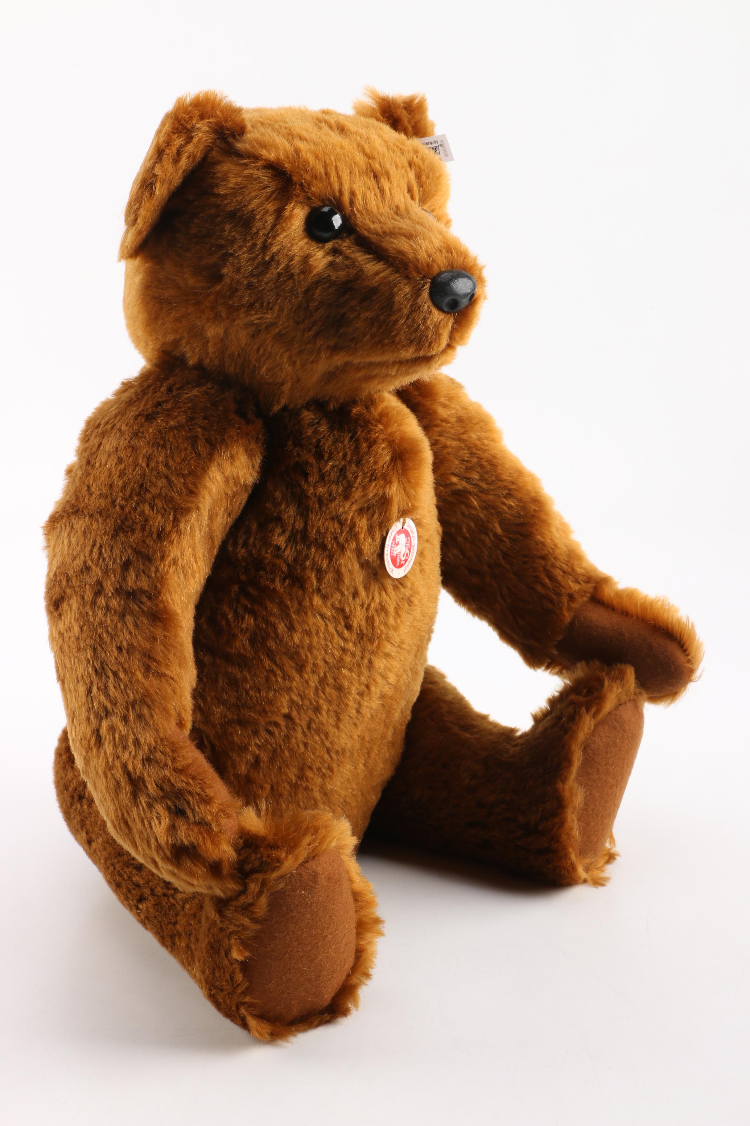 2002 Steiff 100th Anniversary Plush Teddy Bear