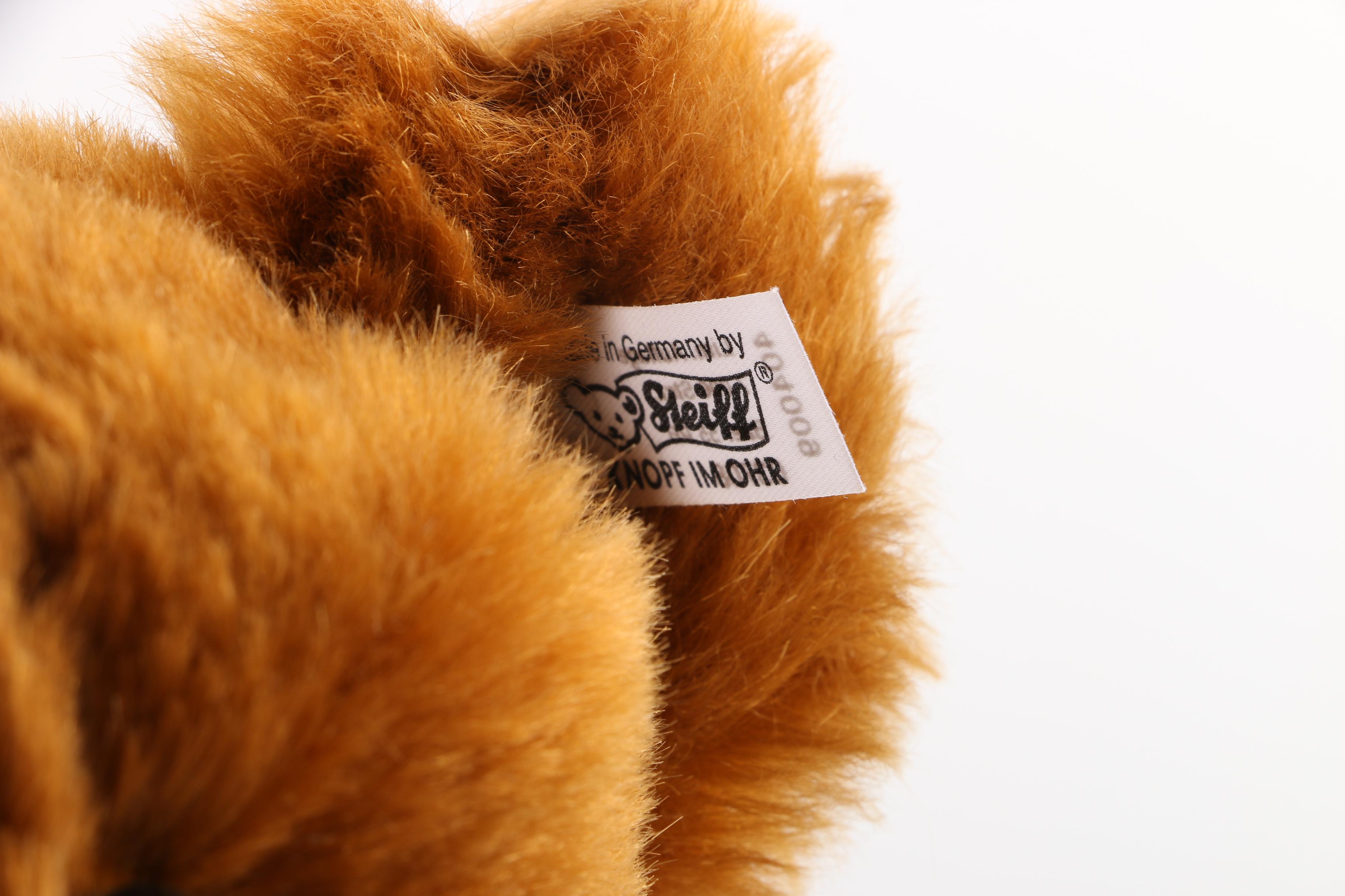 2002 Steiff 100th Anniversary Plush Teddy Bear