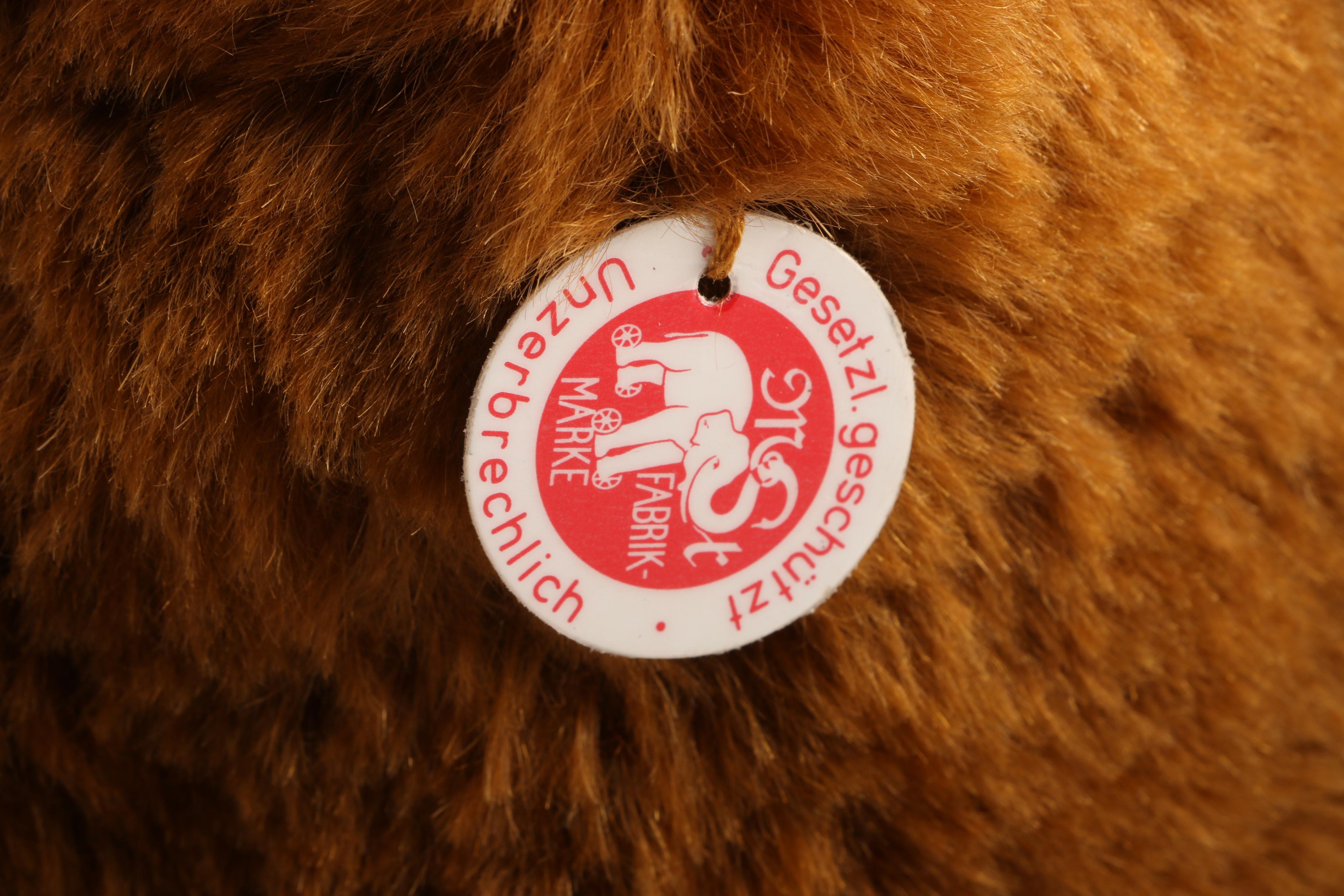 2002 Steiff 100th Anniversary Plush Teddy Bear