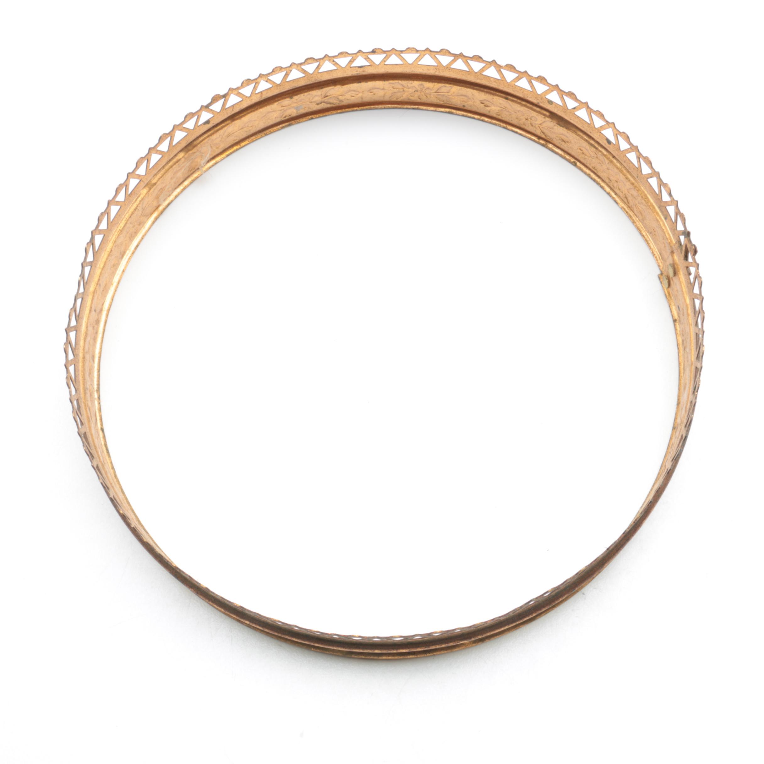 VIntage Converted Hanging Oil Light with Glass Shade