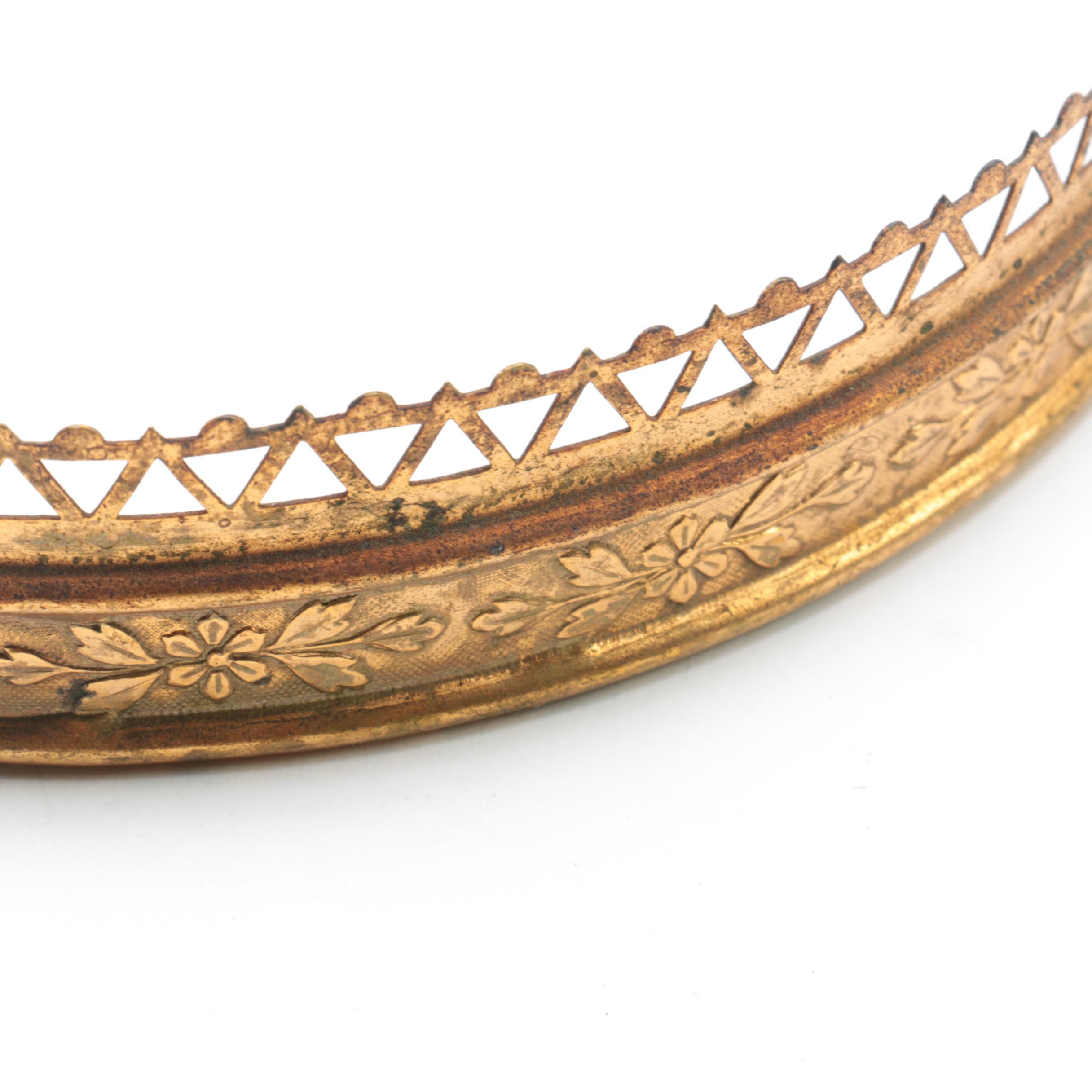 VIntage Converted Hanging Oil Light with Glass Shade