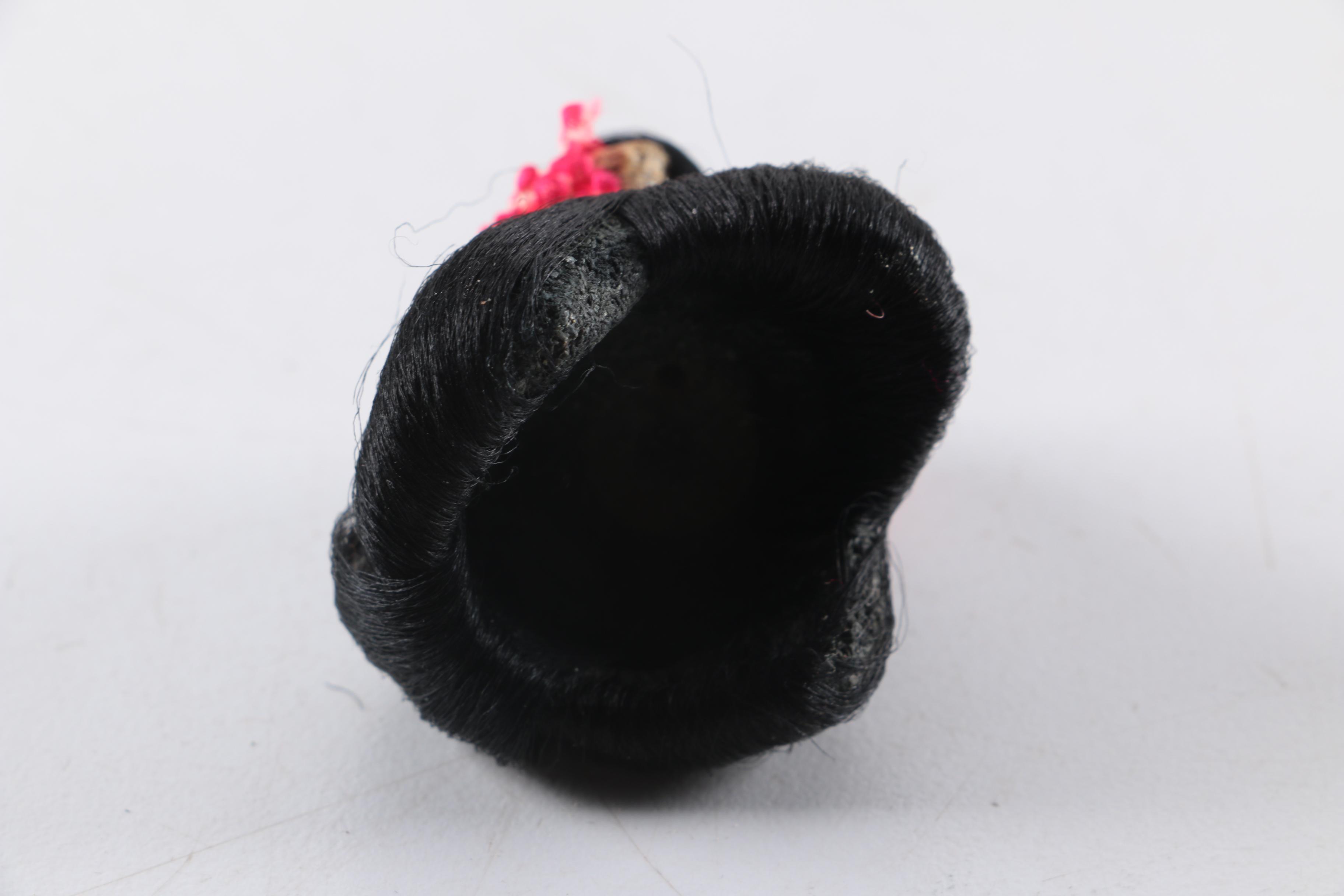 1950s Hanako "Japanese Doll with Six Wigs" and Gofun Composition Doll