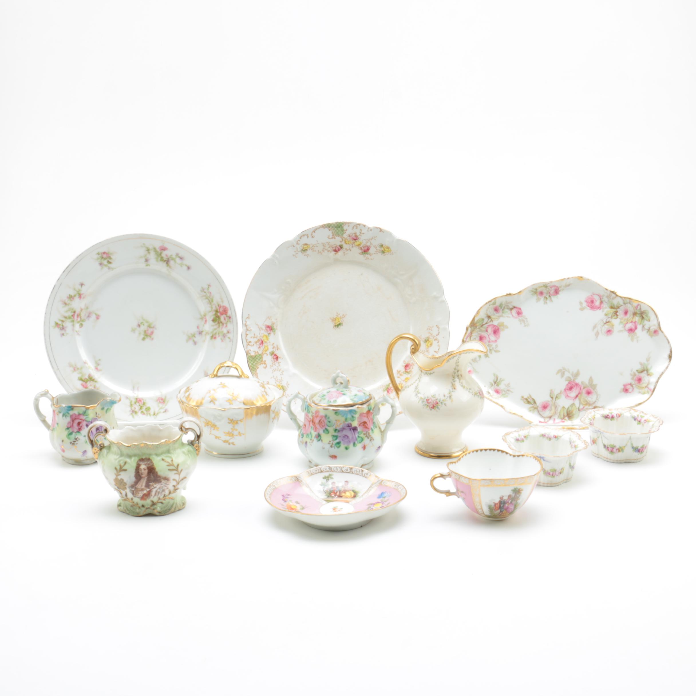 Porcelain Including Antique Richard Klemm Dresden