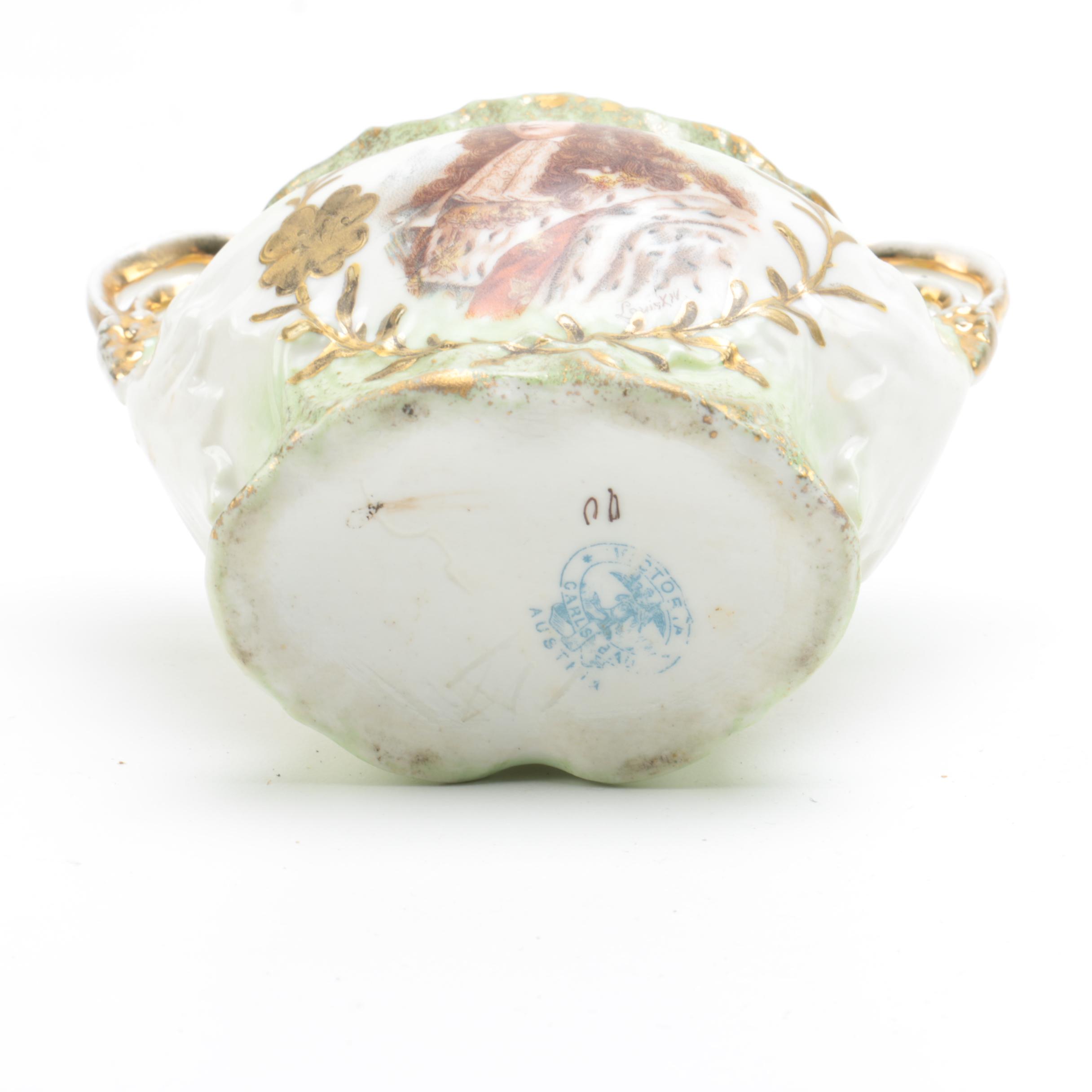 Porcelain Including Antique Richard Klemm Dresden