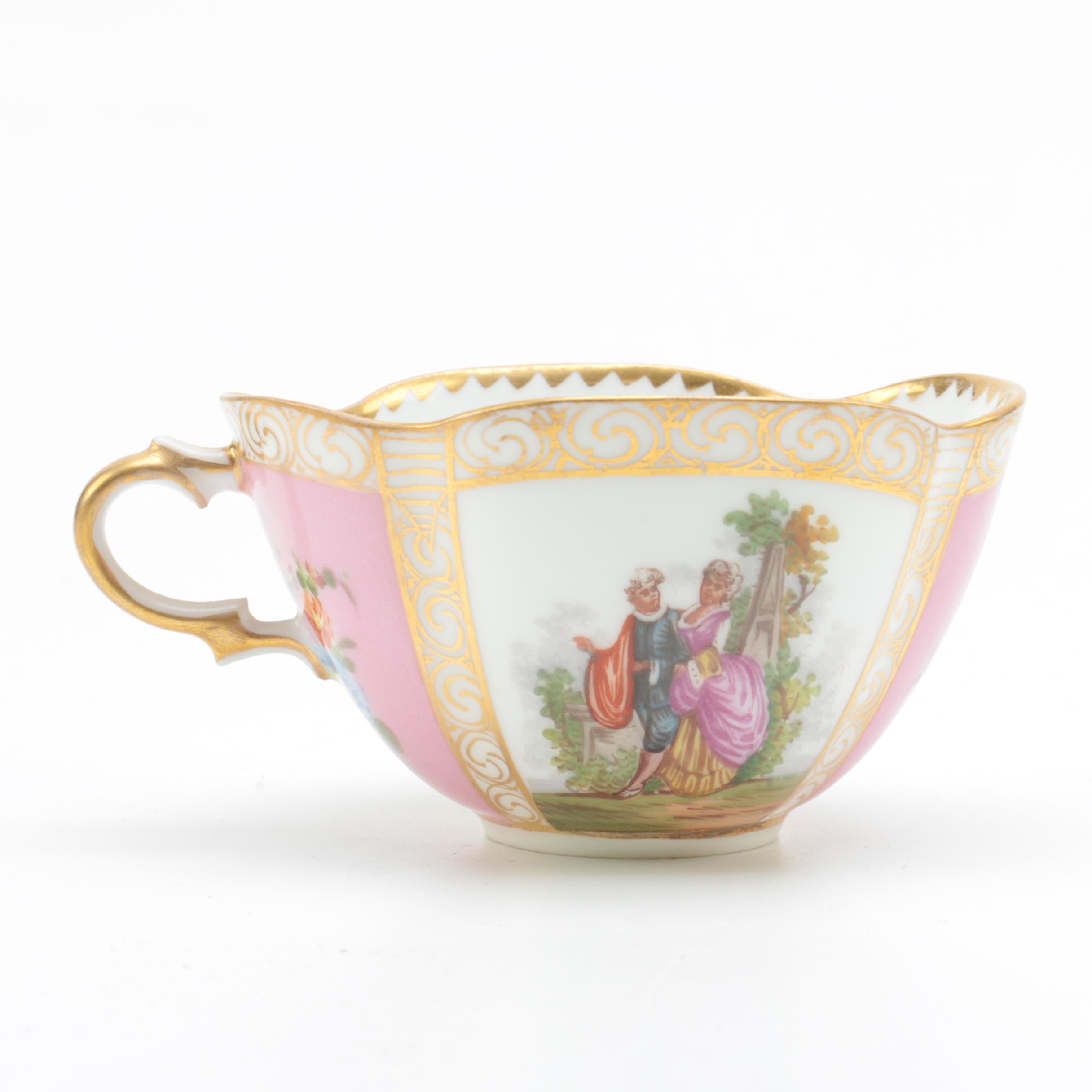 Porcelain Including Antique Richard Klemm Dresden