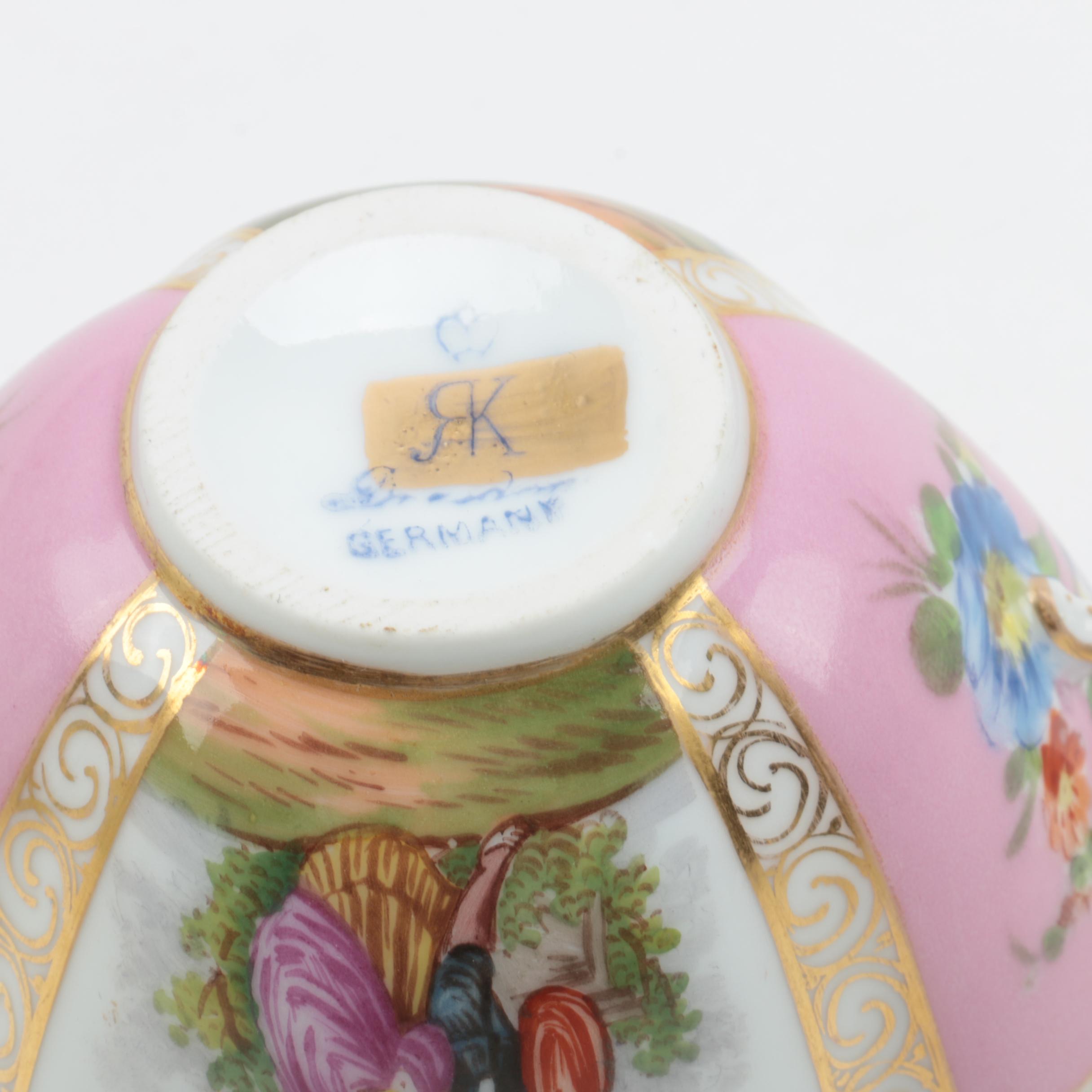 Porcelain Including Antique Richard Klemm Dresden