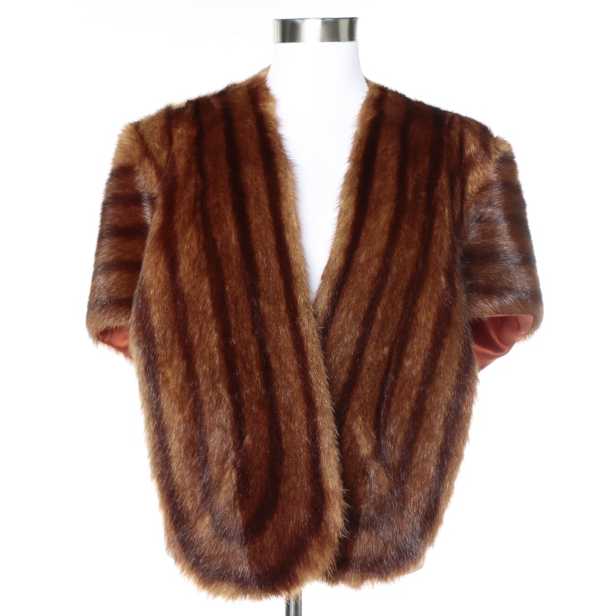Vintage Marmot Fur Stole