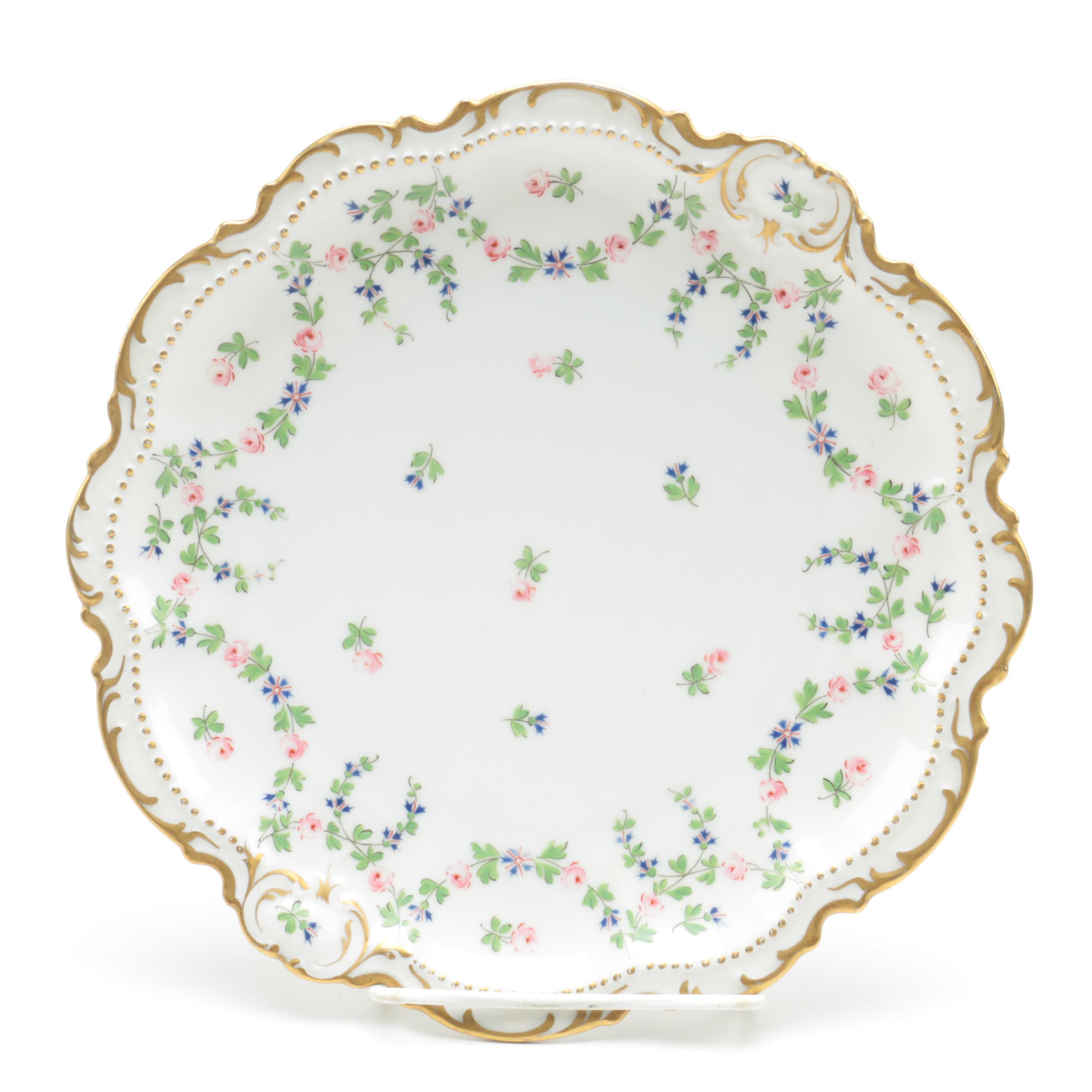 J.C. Limoges Porcelain Salad Plates