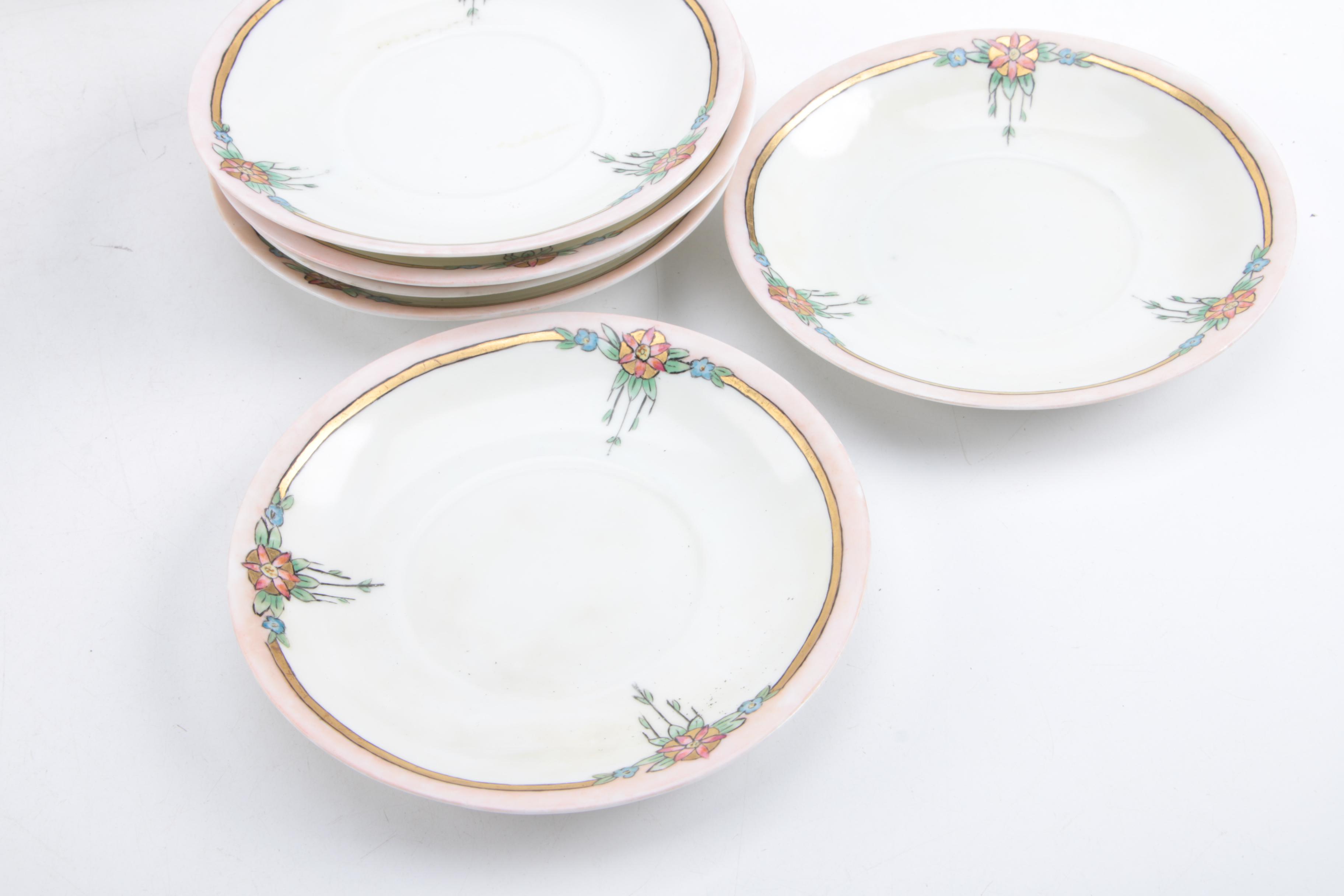 Antique and Vintage Hobbyist Painted Porcelain Tableware