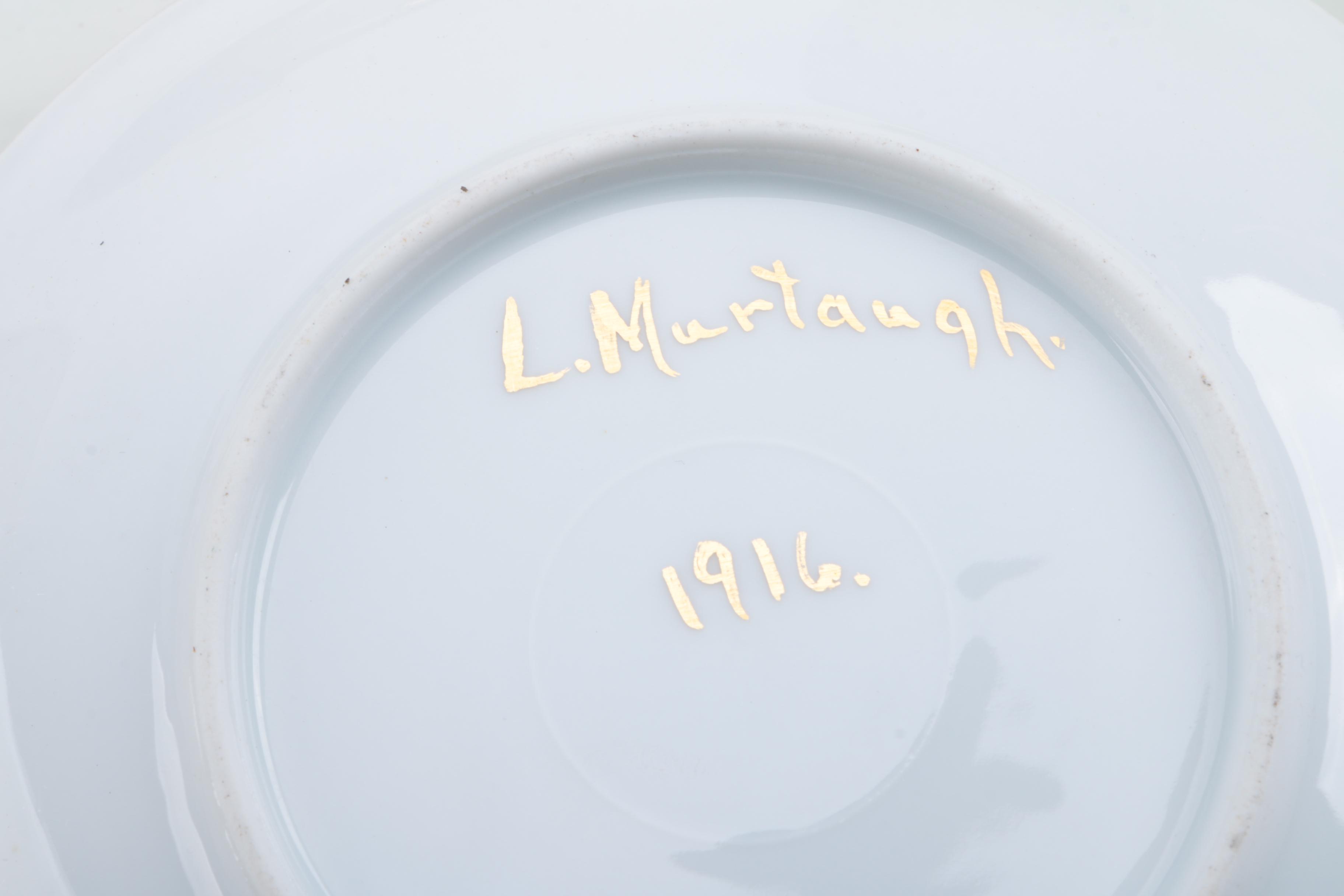 Antique and Vintage Hobbyist Painted Porcelain Tableware