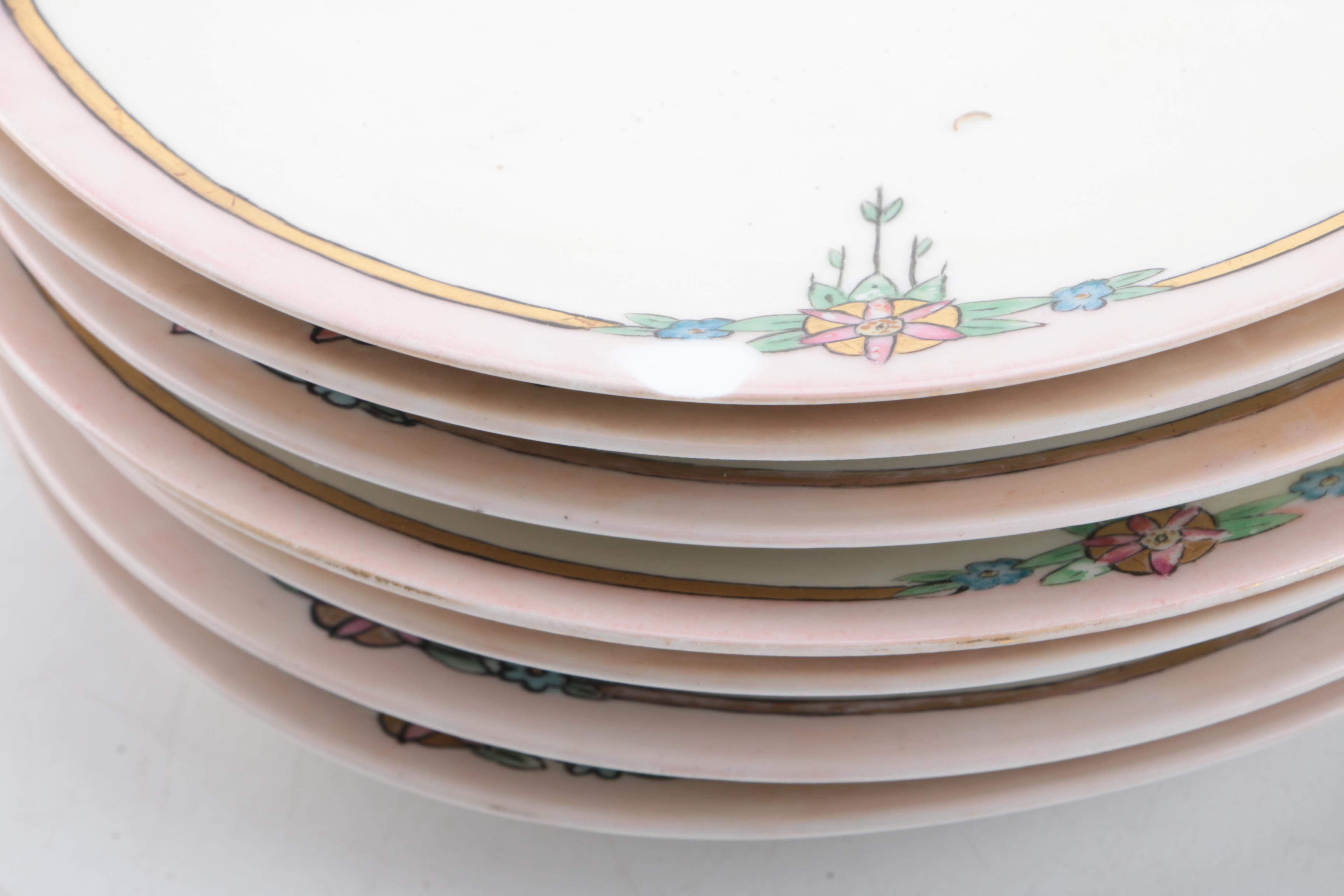 Antique and Vintage Hobbyist Painted Porcelain Tableware