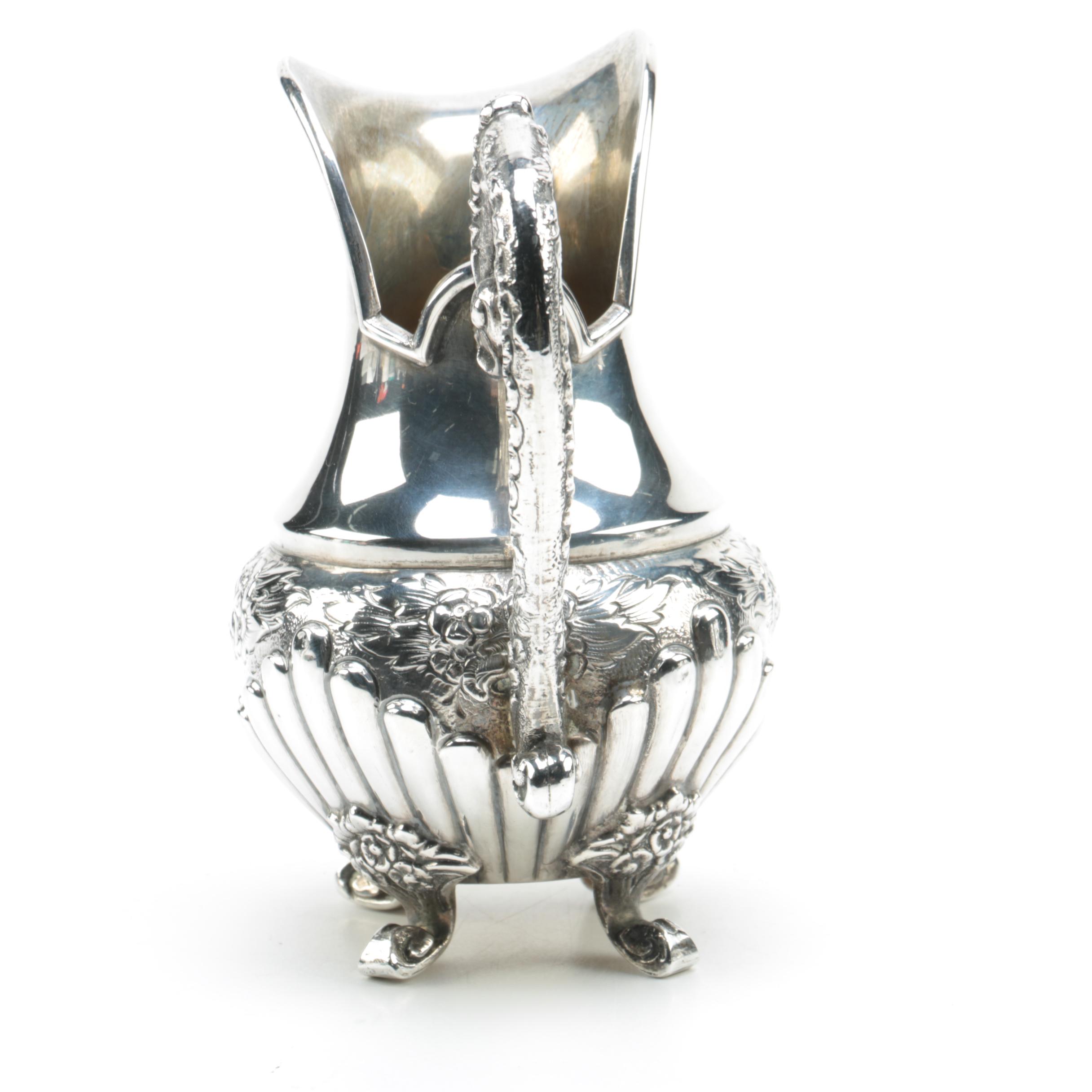 Spanish Baroque Style 915 Silver Tea Set