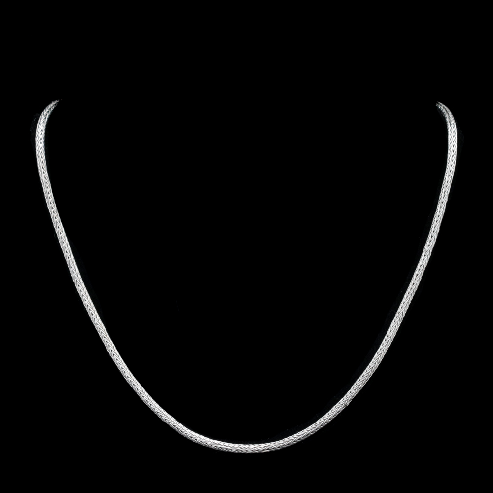 Robert Manse Sterling Silver Wheat Chain Necklace