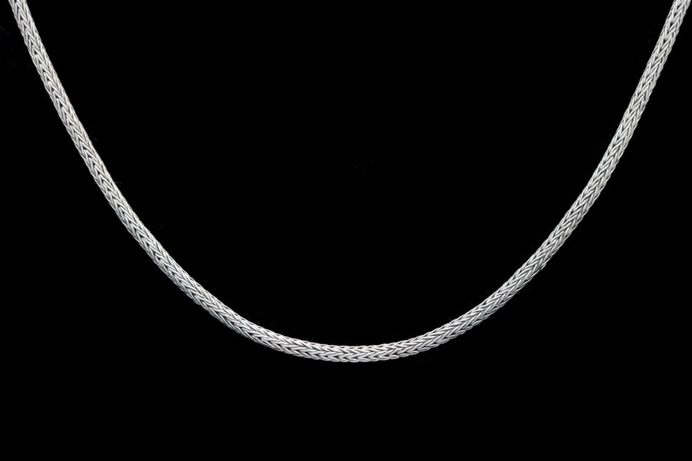 Robert Manse Sterling Silver Wheat Chain Necklace