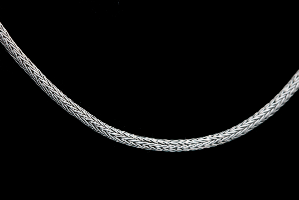 Robert Manse Sterling Silver Wheat Chain Necklace