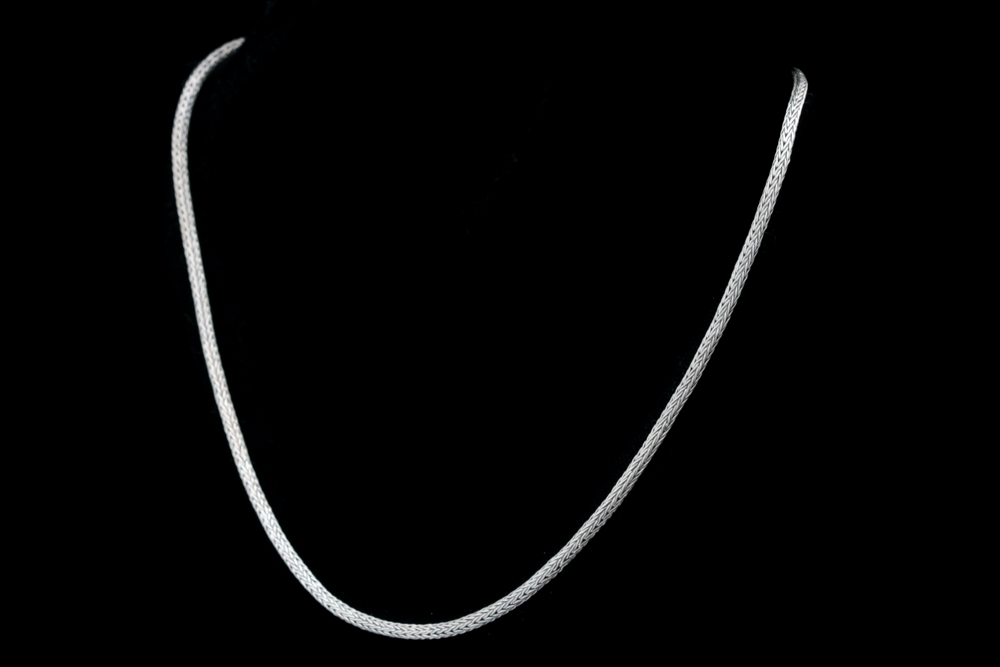 Robert Manse Sterling Silver Wheat Chain Necklace