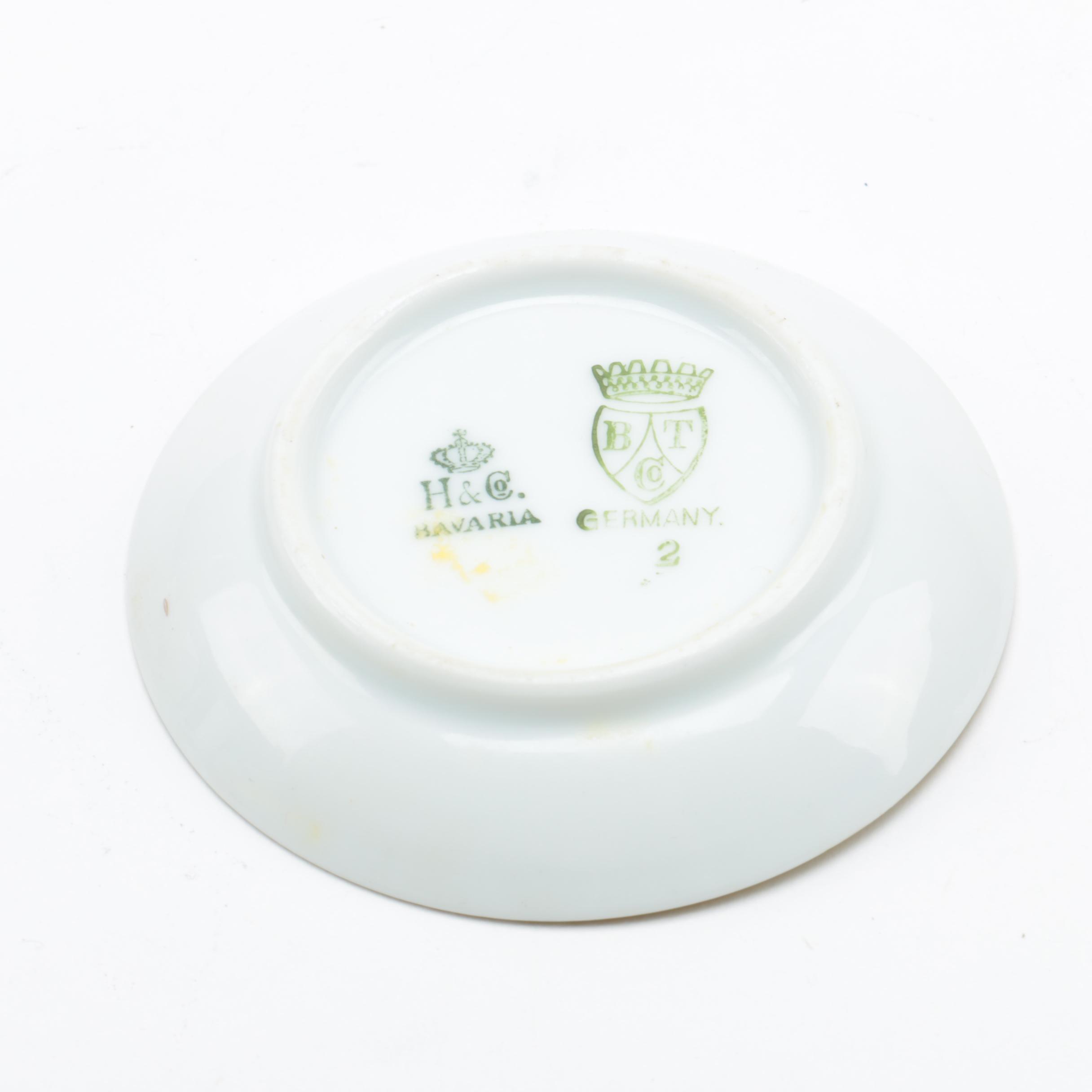 Porcelain Tableware Including MZ Austria