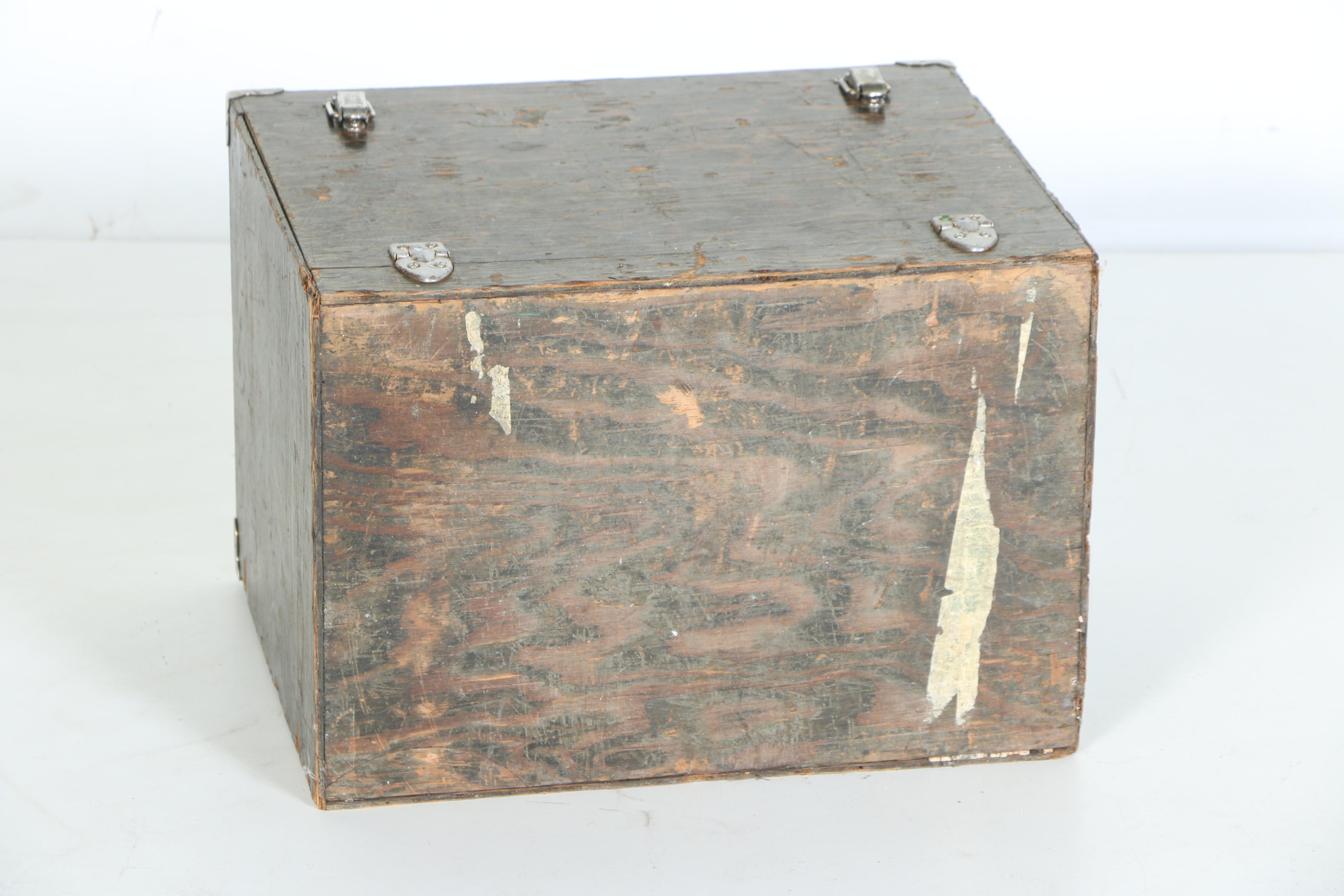 Vintage Wooden Tackle Box