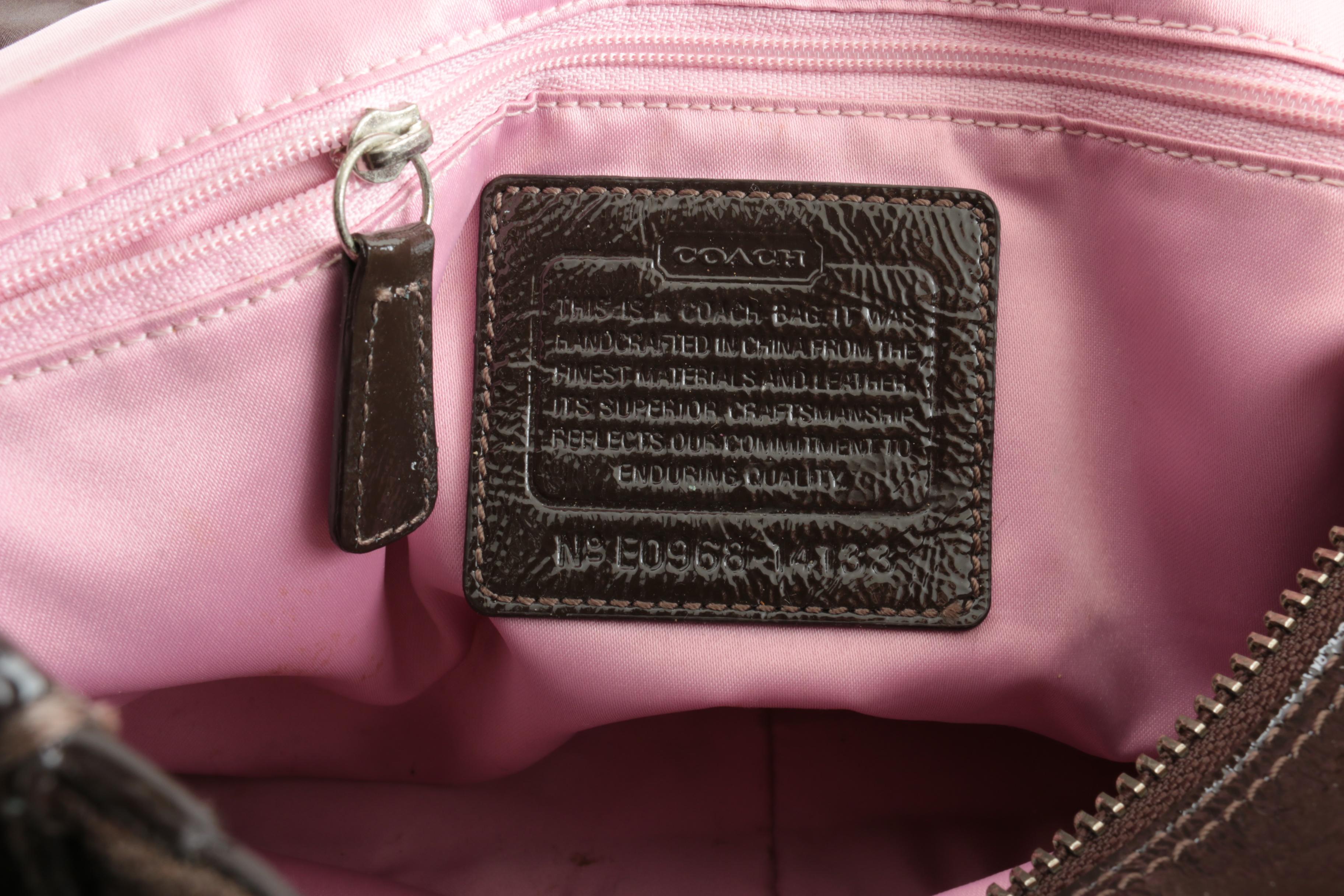 Coach Signature Jacquard and Leather Handbags