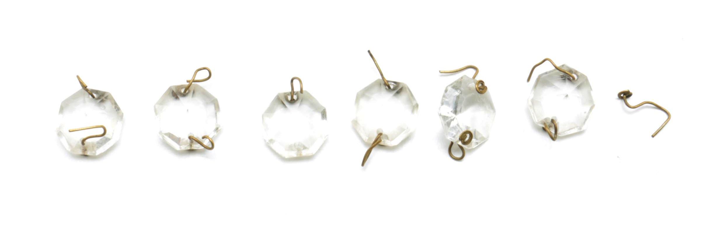 VIntage Converted Hanging Oil Light with Glass Shade