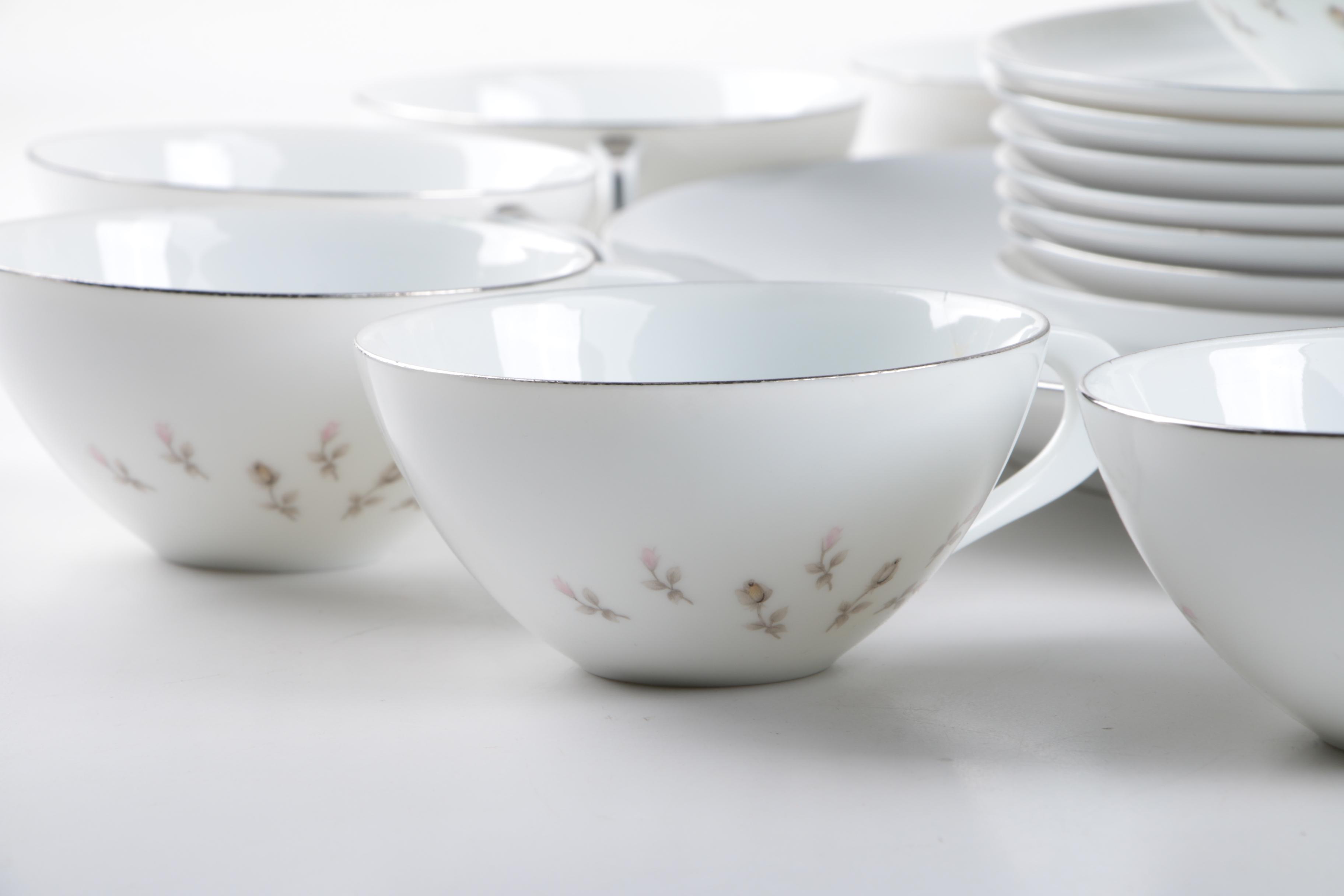 Japanese "Petite Bouquet" Porcelain Tableware